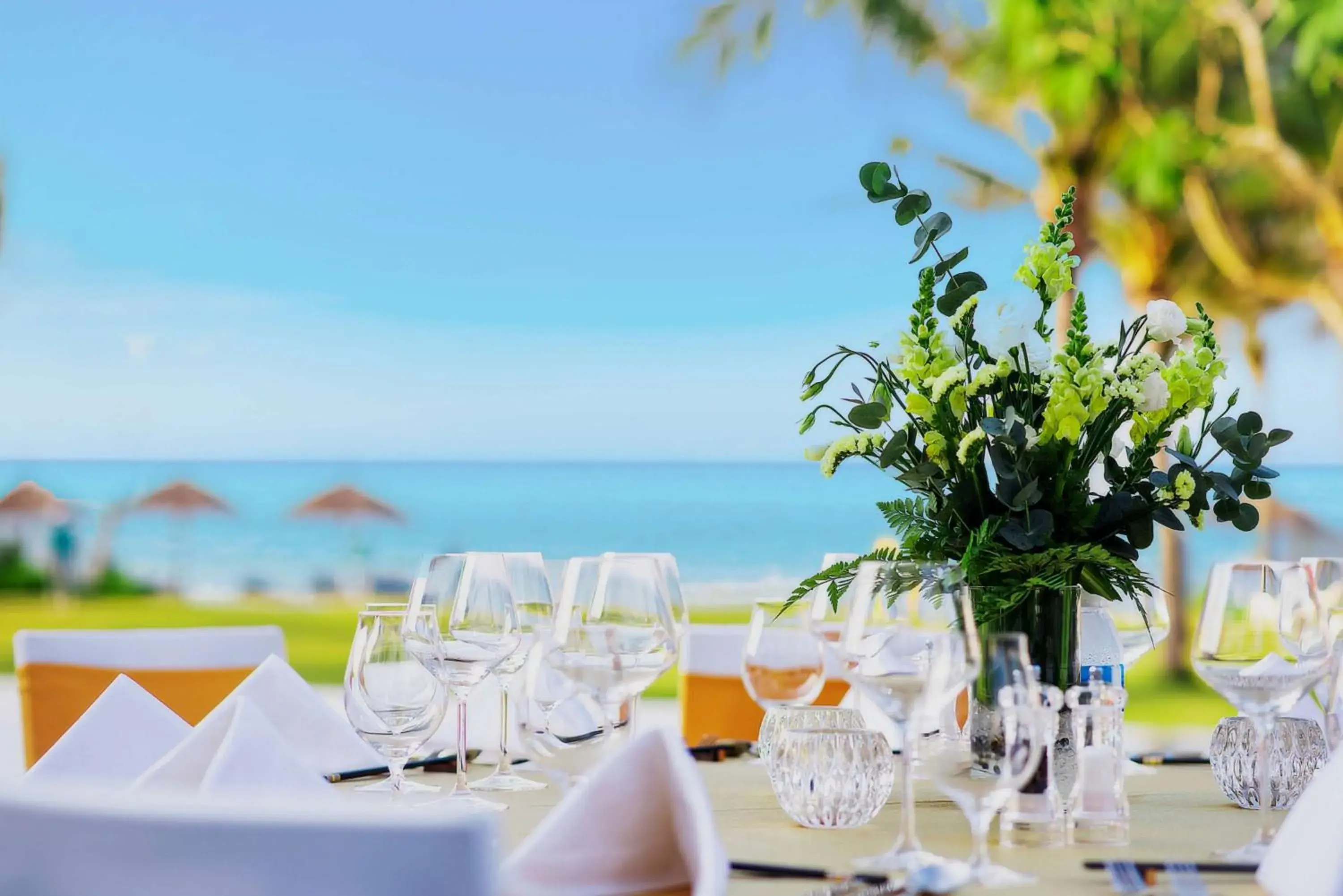 Meeting/conference room, Restaurant/Places to Eat in Wyndham Hoi An Royal Beachfront Resort