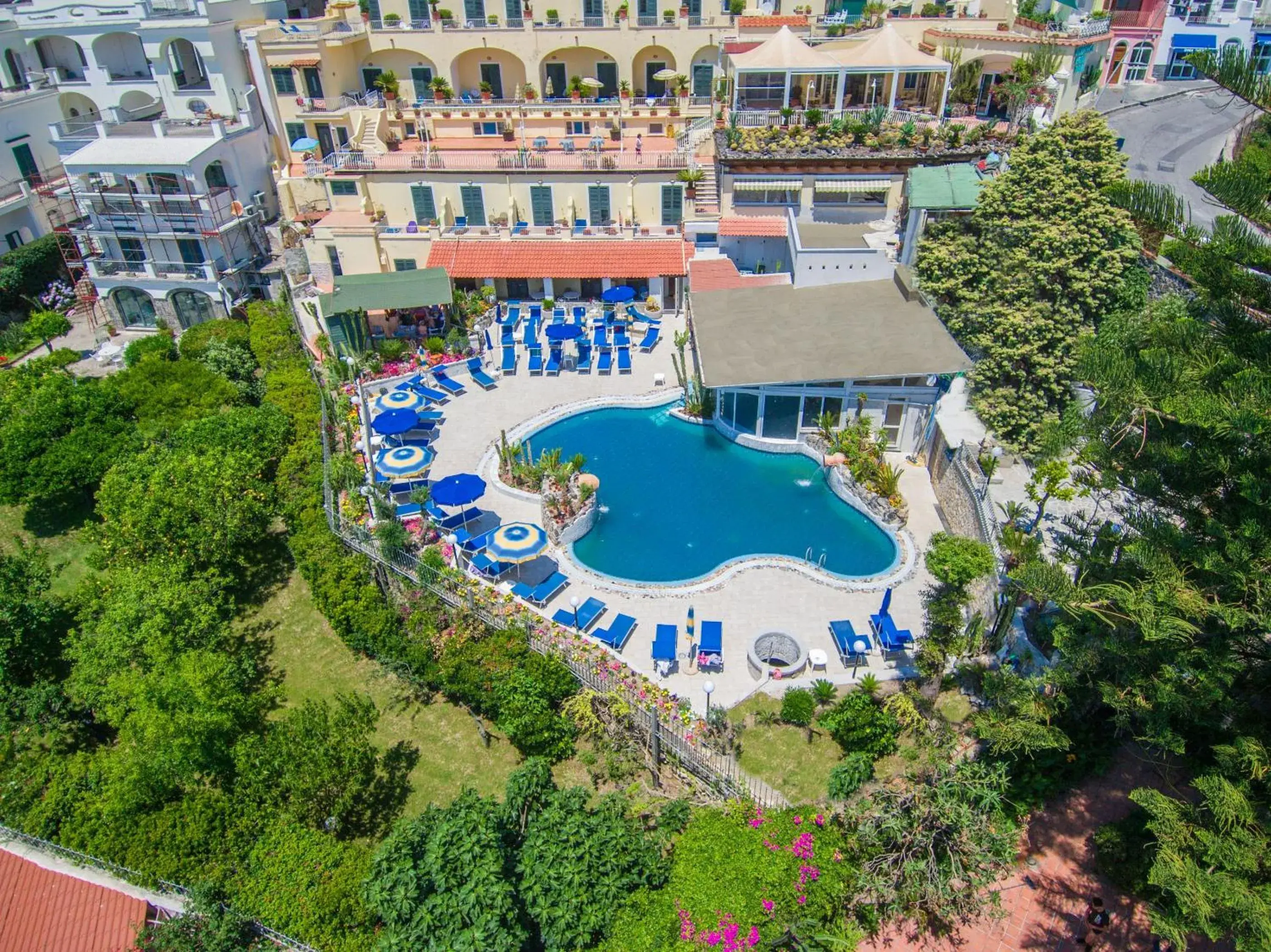 Bird's eye view, Bird's-eye View in Hotel Terme Saint Raphael