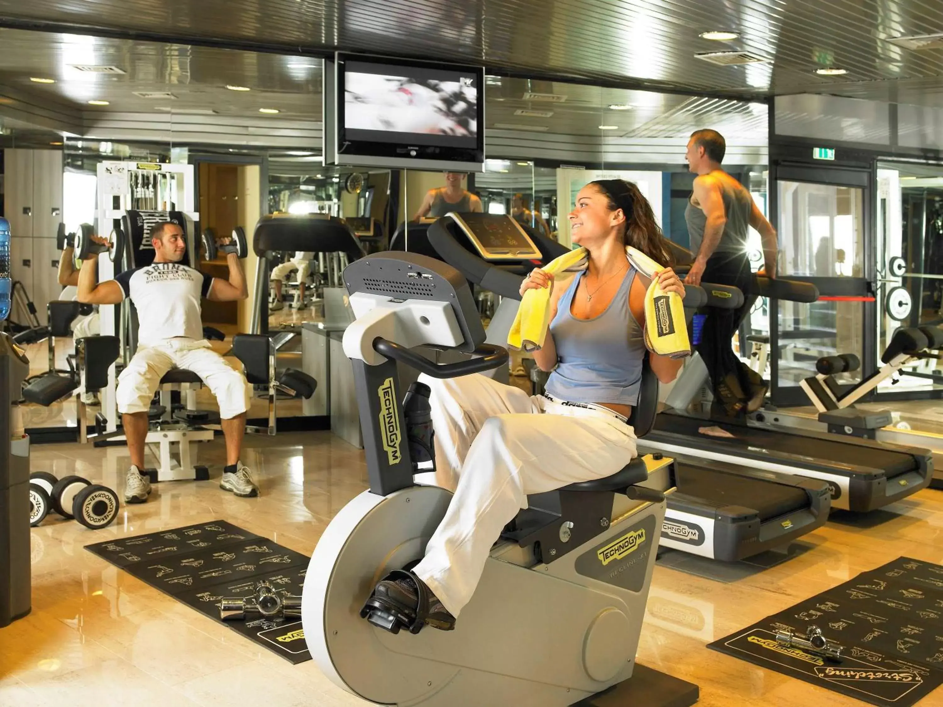 Fitness centre/facilities in Mercure Villa Romanazzi Carducci Bari