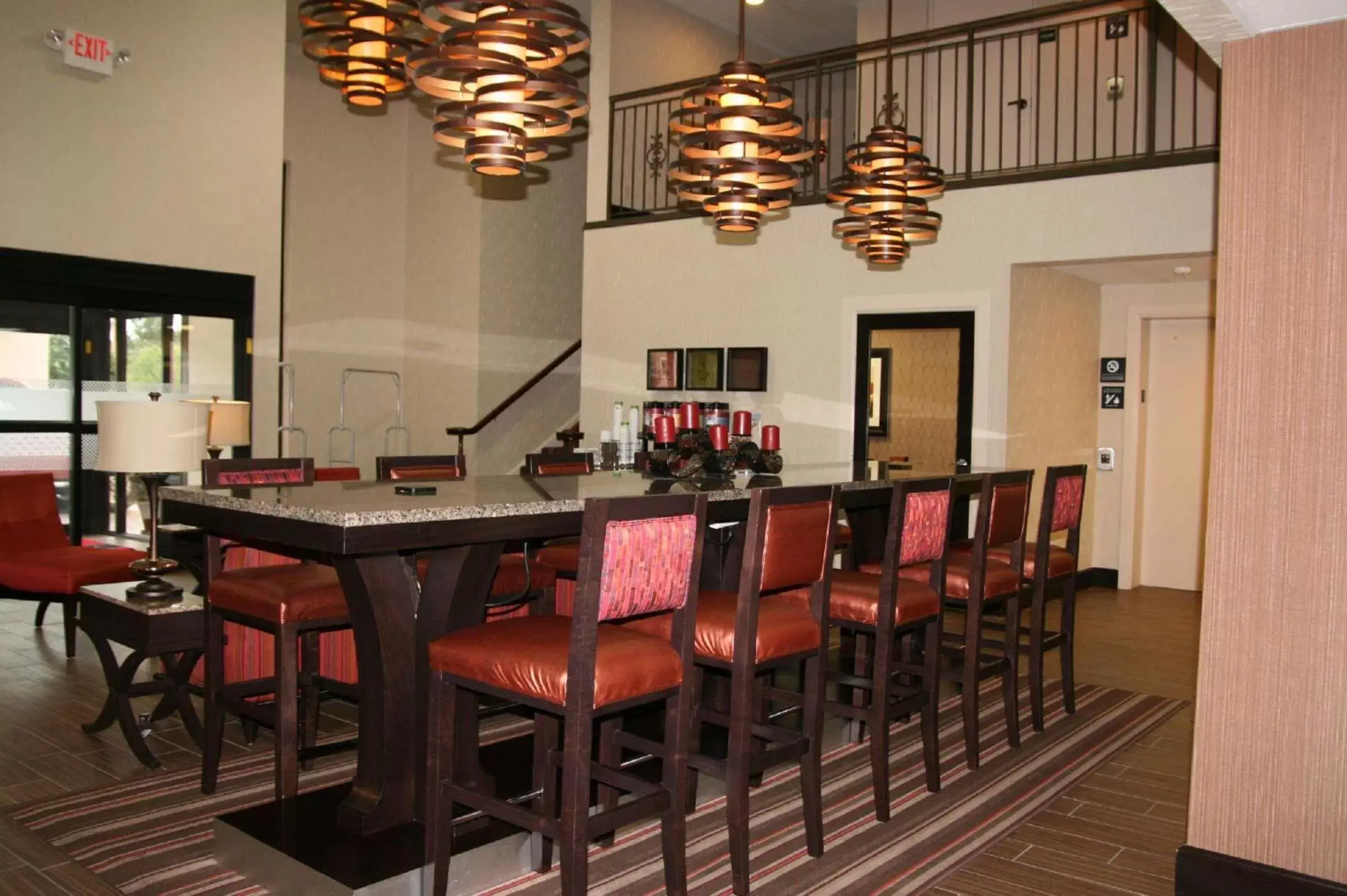 Lobby or reception, Restaurant/Places to Eat in Hampton Inn Clarksville