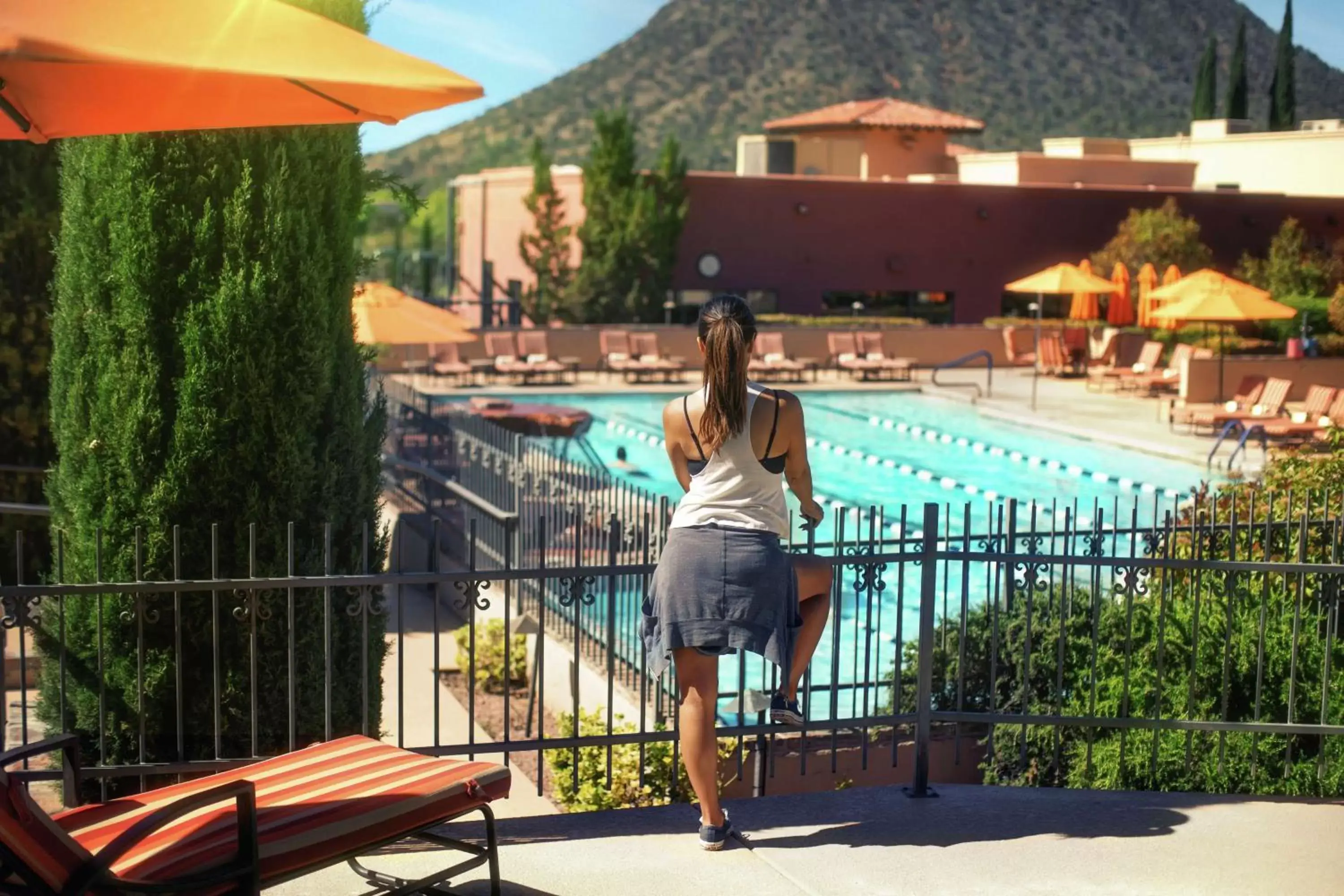 Swimming pool in Hilton Sedona Resort at Bell Rock