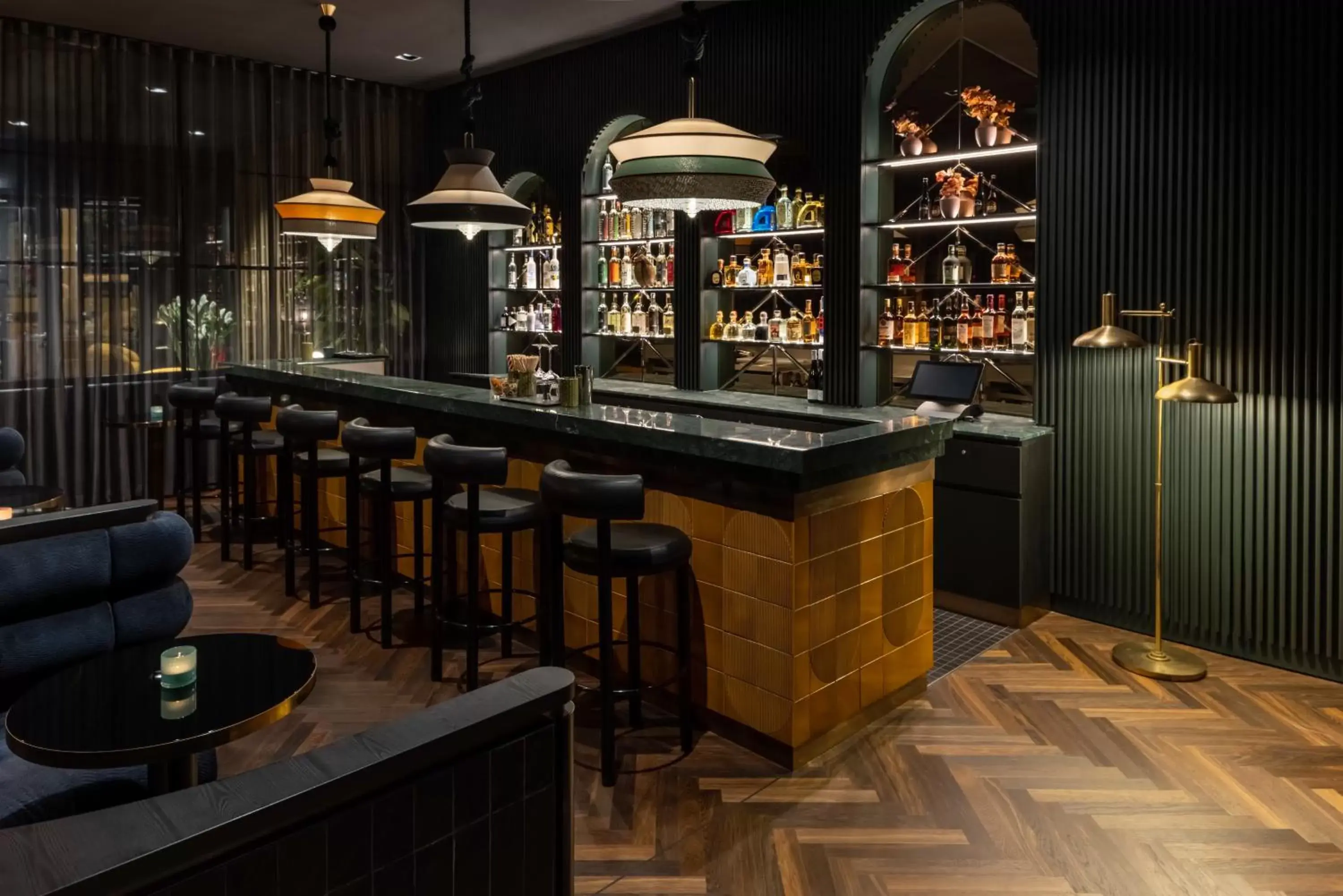 Lounge or bar in Hotel ROMY by AMANO Lounge or bar in Hotel ROMY by AMANO