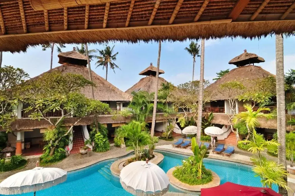 Pool view, Swimming Pool in Sativa Sanur Cottages
