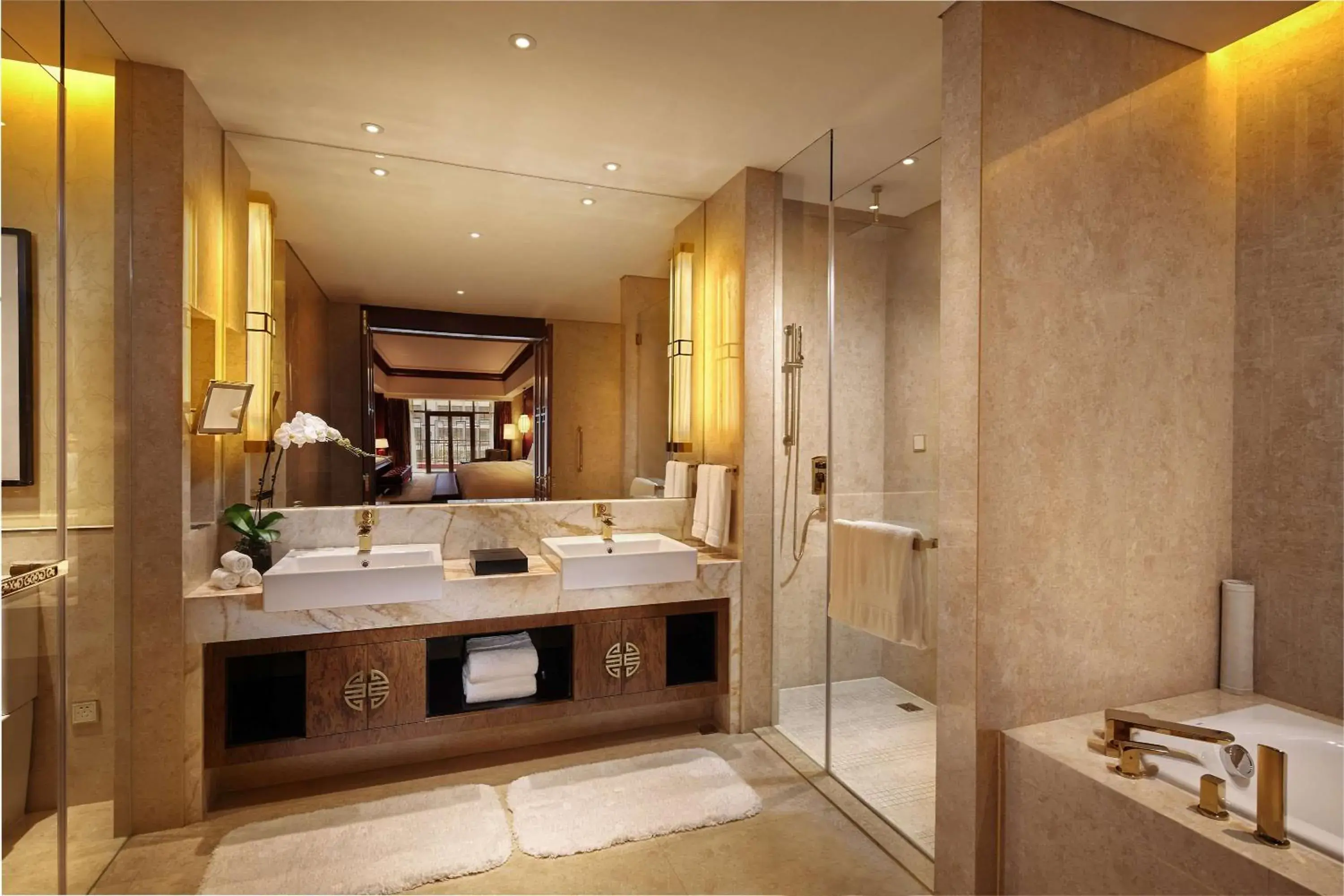 Bathroom in Hilton Tianjin Eco City