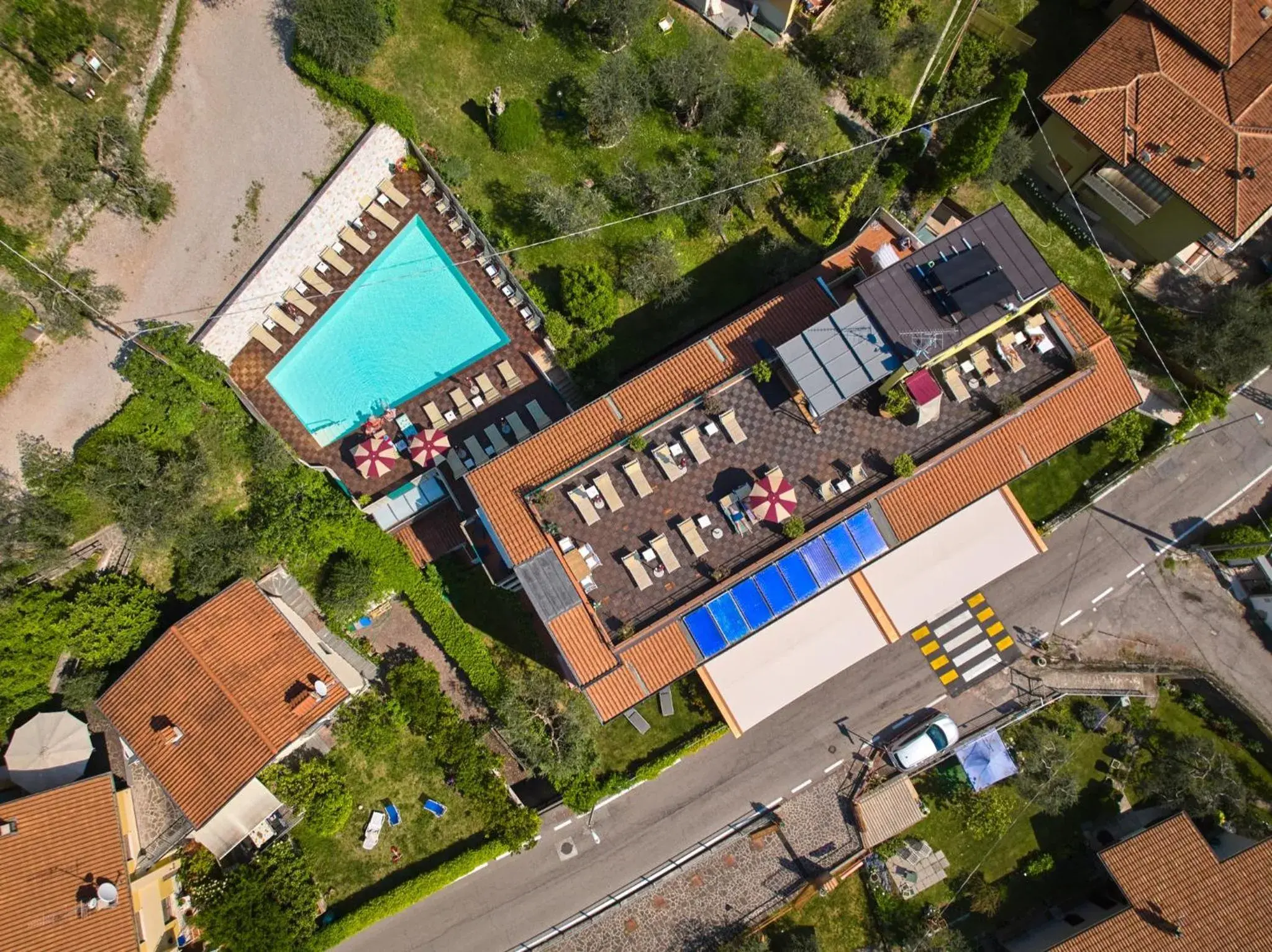 Bird's eye view, Bird's-eye View in Hotel Villa Smeralda