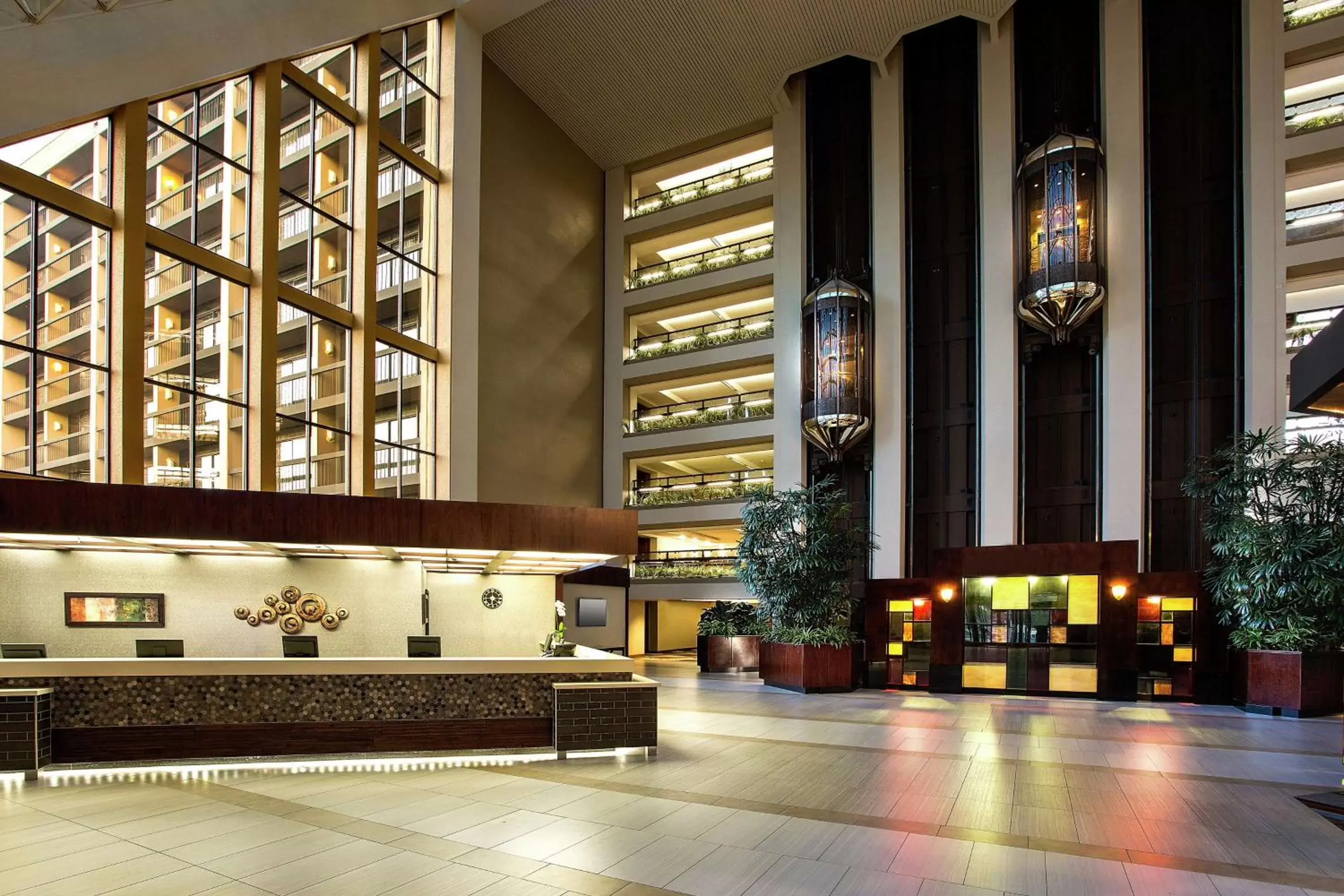 Lobby or reception in Hilton Bellevue