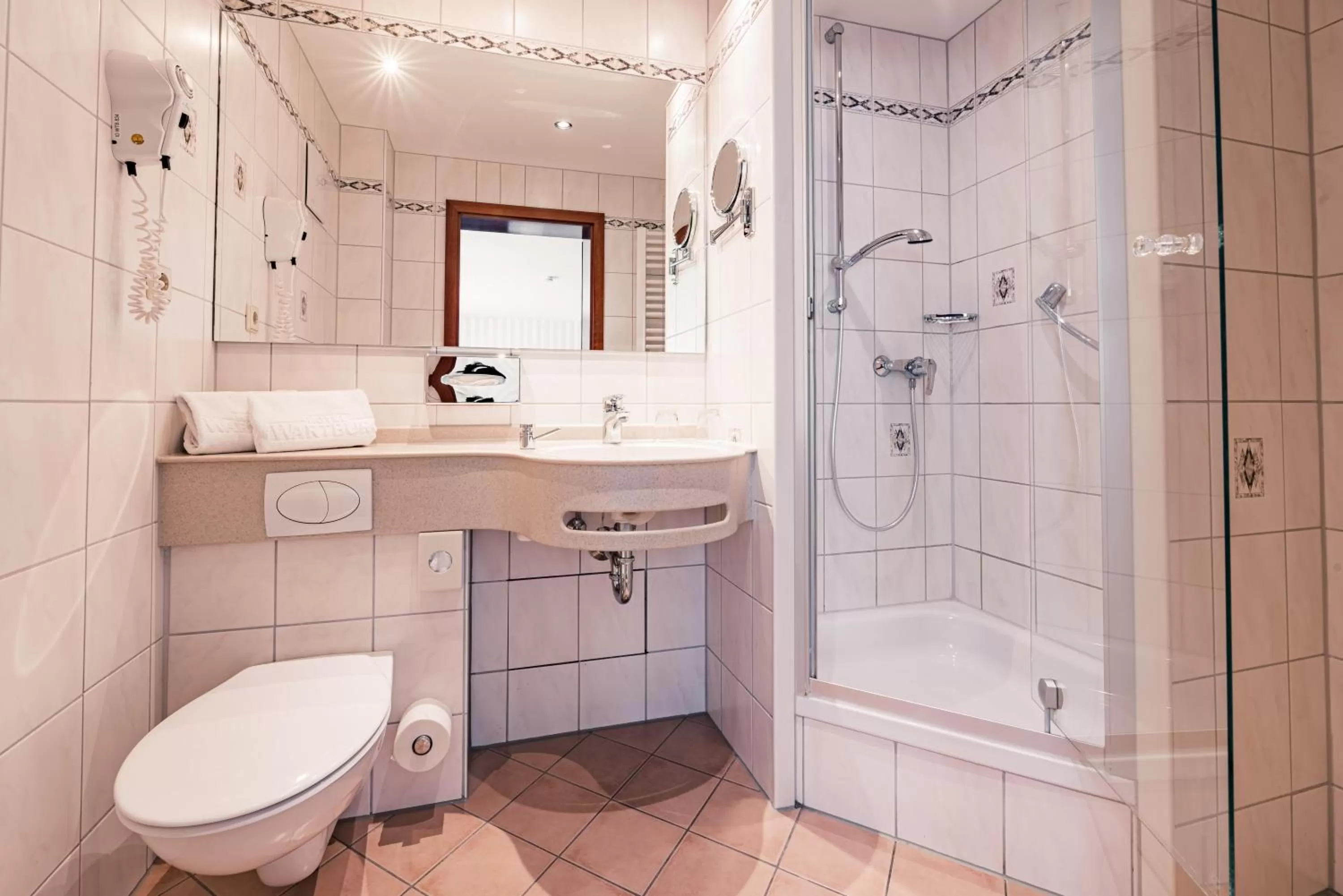 Bathroom in Hotel Wartburg