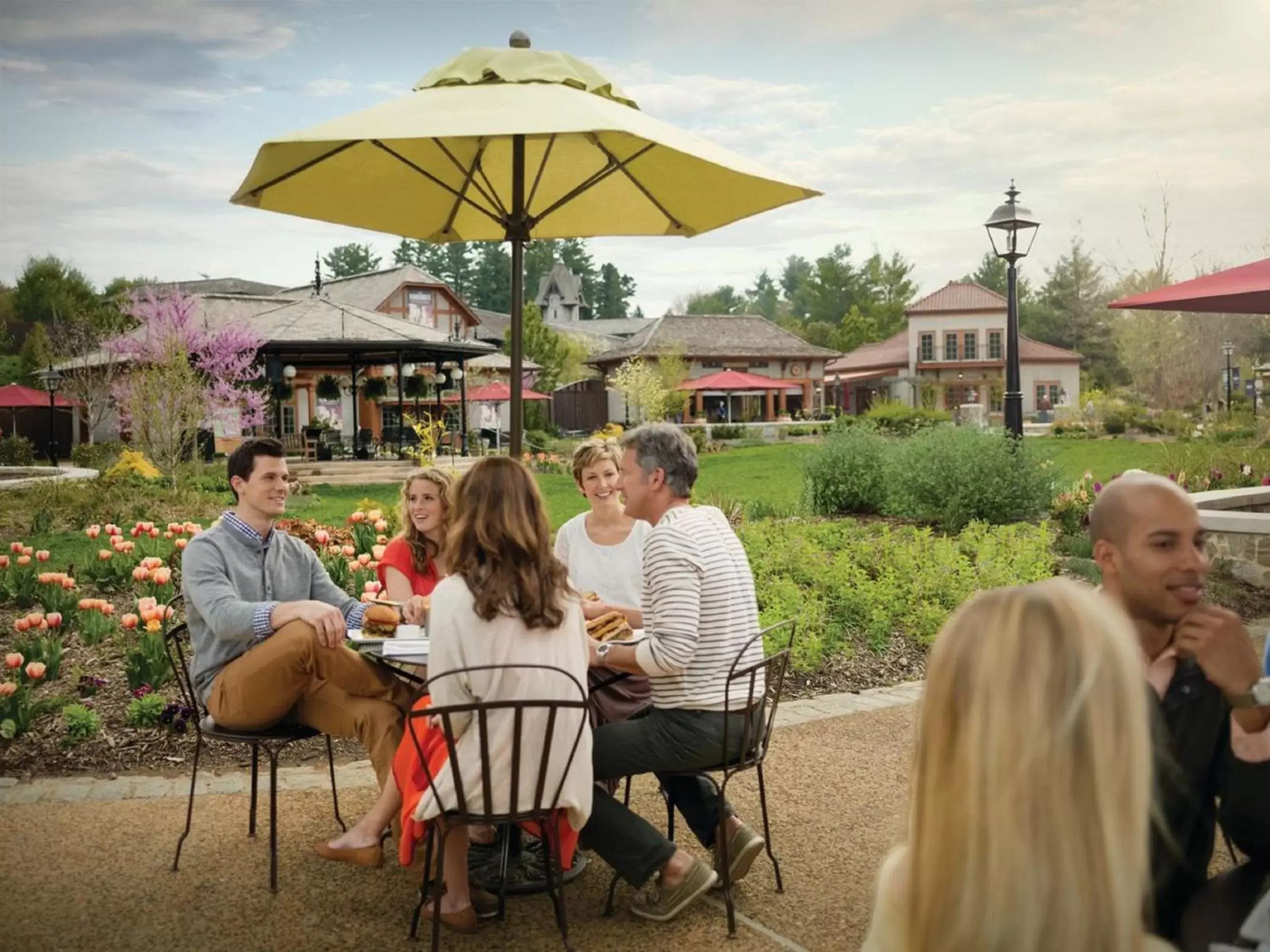 Patio in Village Hotel on Biltmore Estate