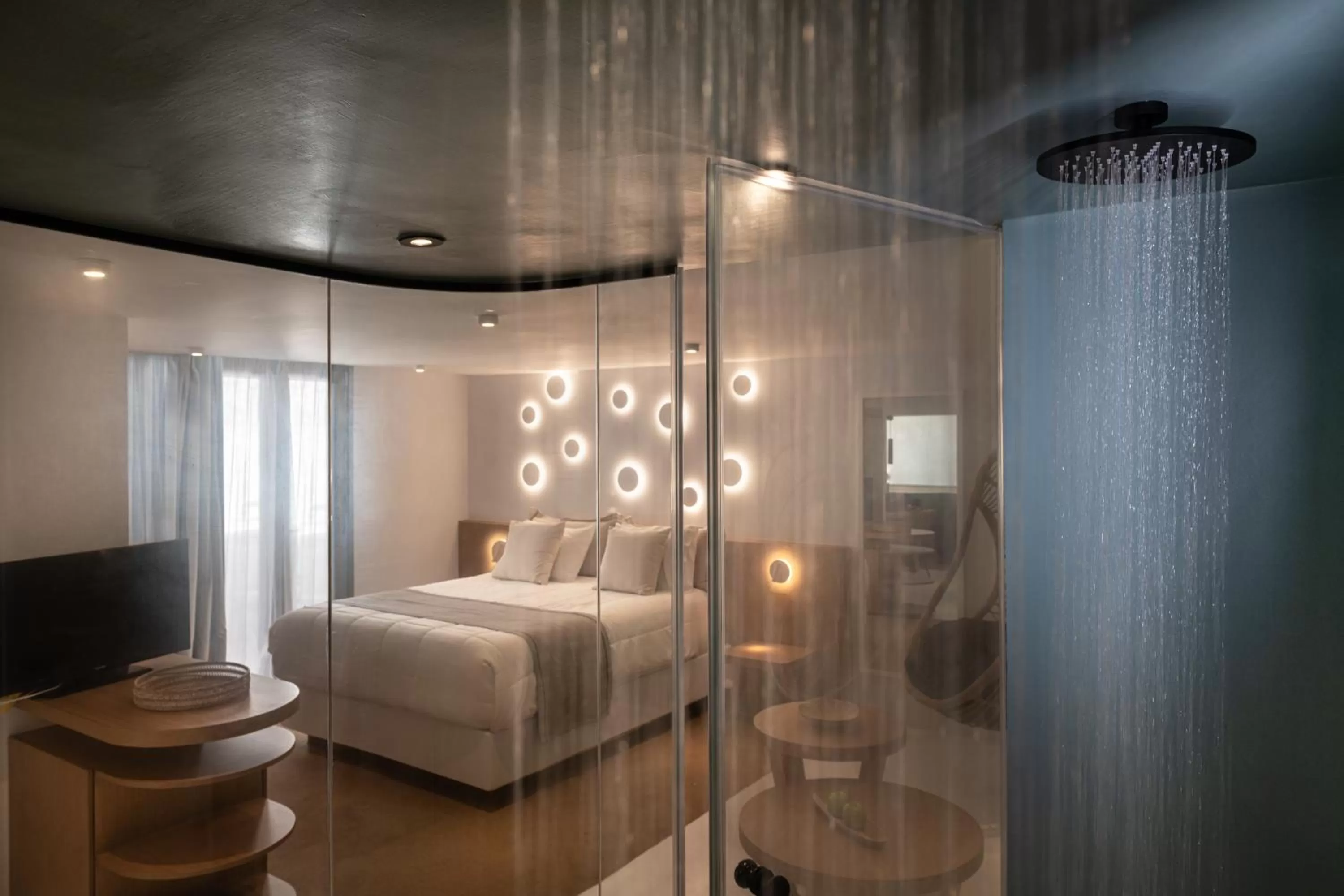 Steam room, Bed in Argo Boutique Hotel