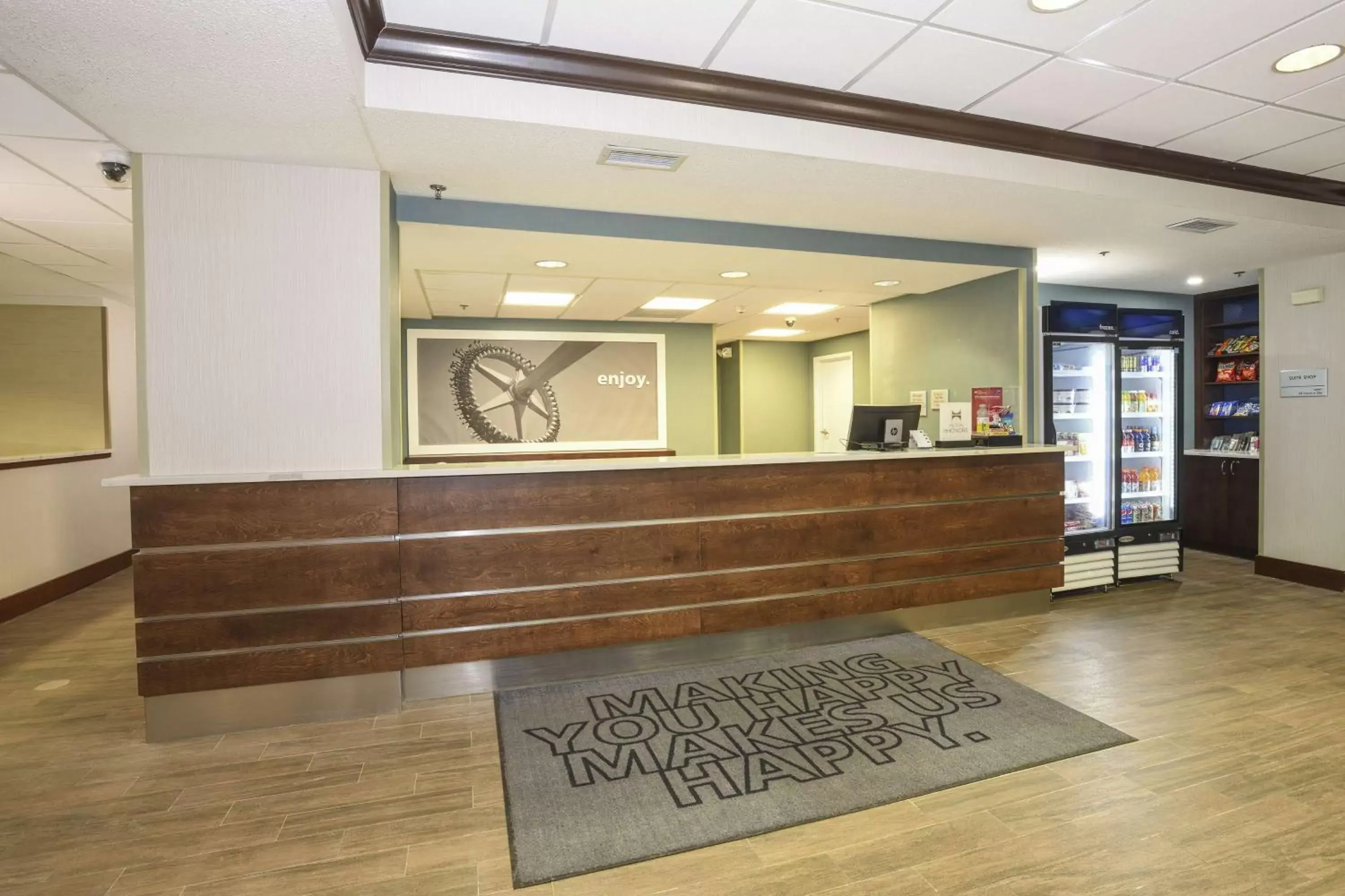Lobby or reception in Hampton Inn Cincinnati Eastgate Lobby or reception in Hampton Inn Cincinnati Eastgate