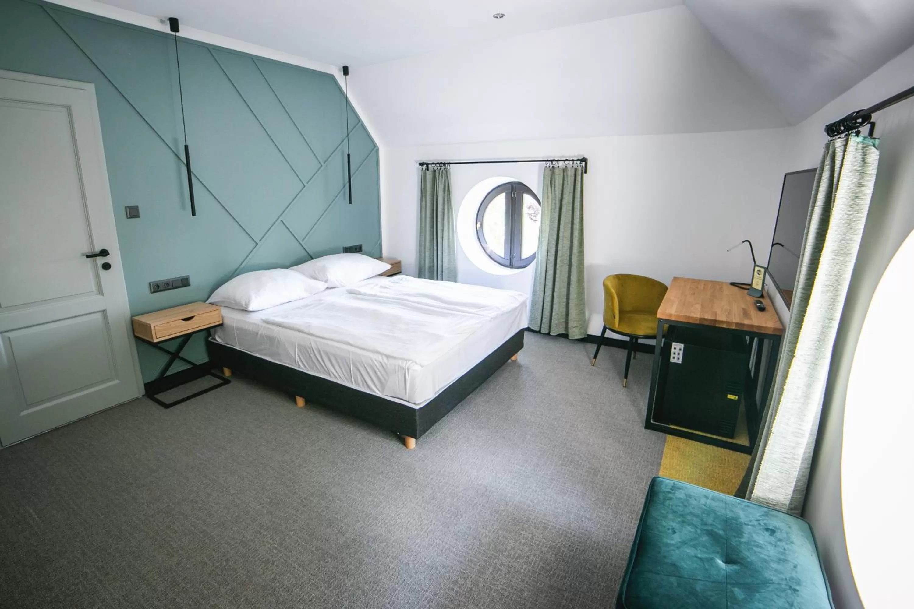 Bed in Hotel Gabriella