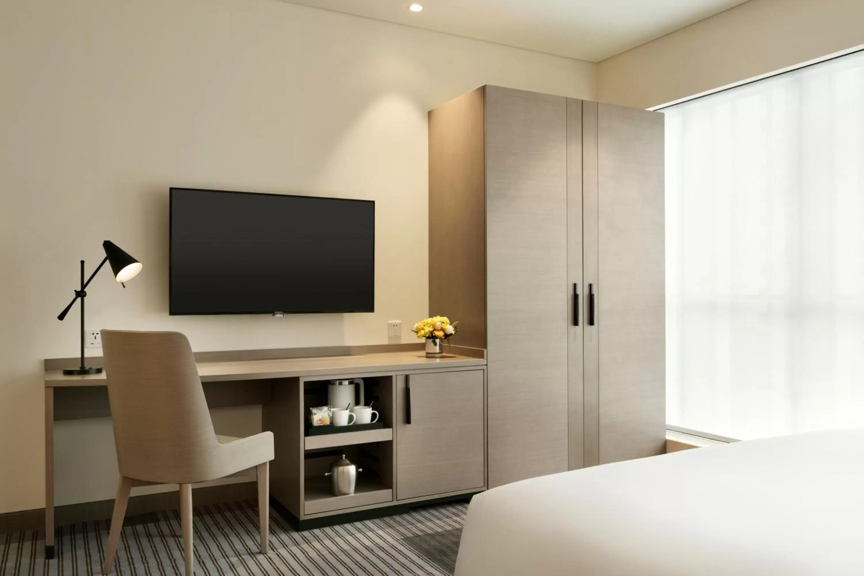 Bed in Hyatt Place Shanghai Tianshan Plaza Bed in Hyatt Place Shanghai Tianshan Plaza