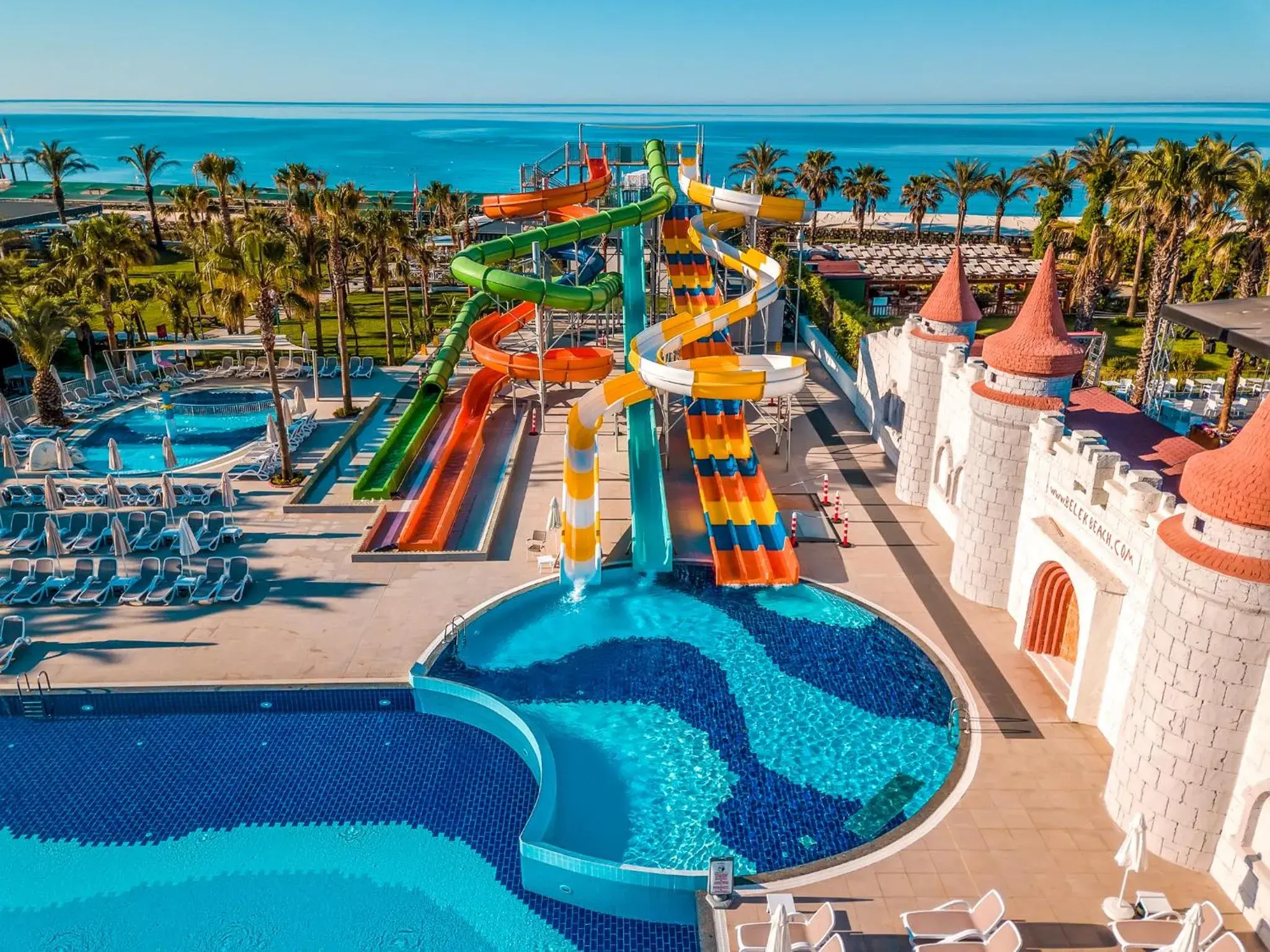 Pool view, Water Park in Belek Beach Resort Hotel