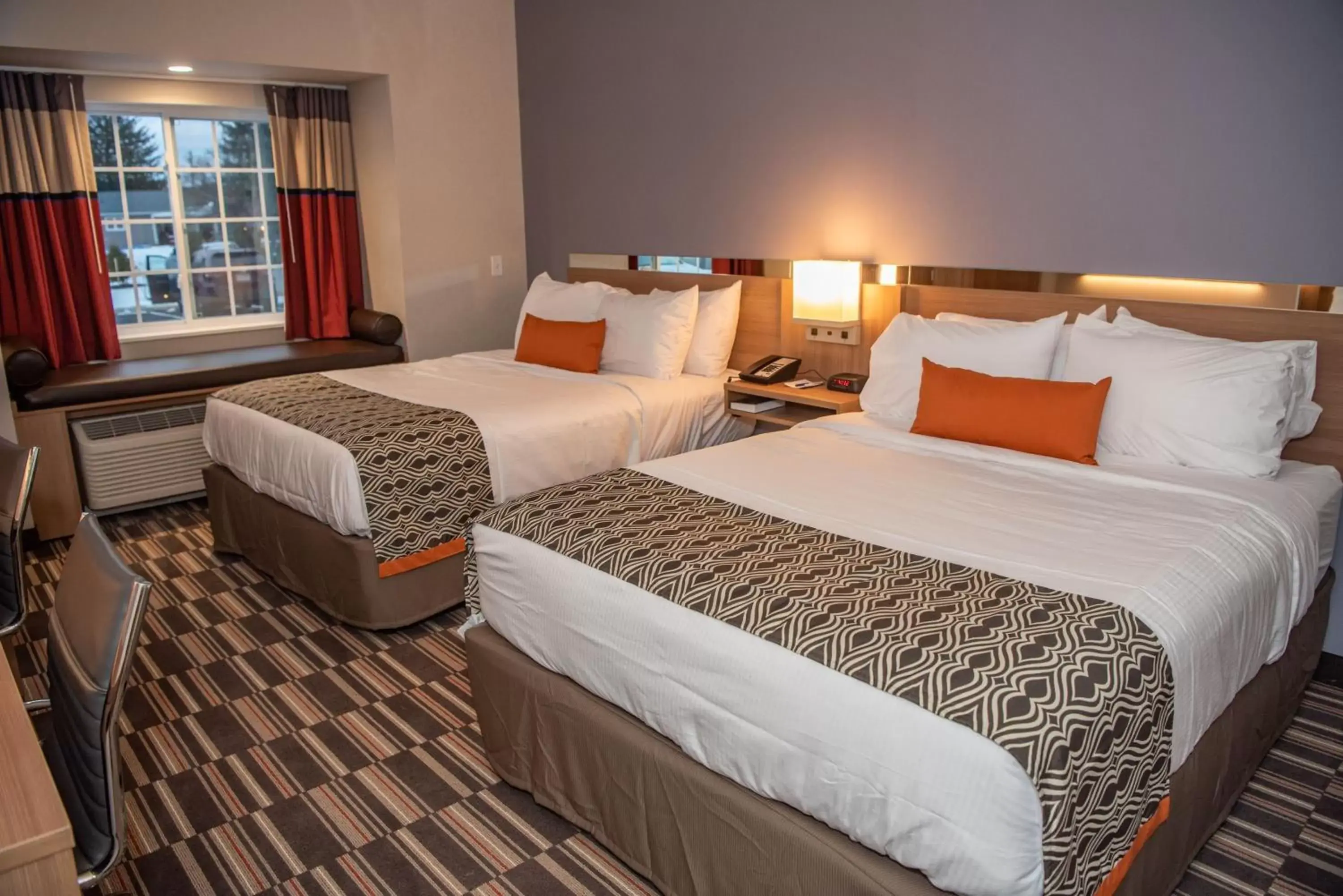 Bed in Microtel Inn & Suites by Wyndham Carlisle