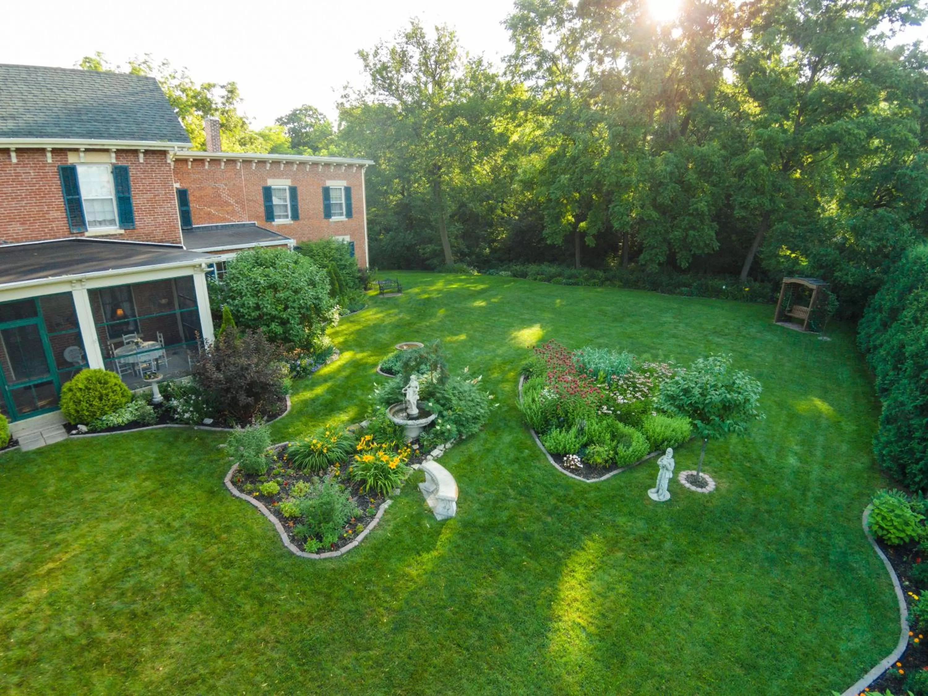 Patio, Garden in Aldrich Guest House