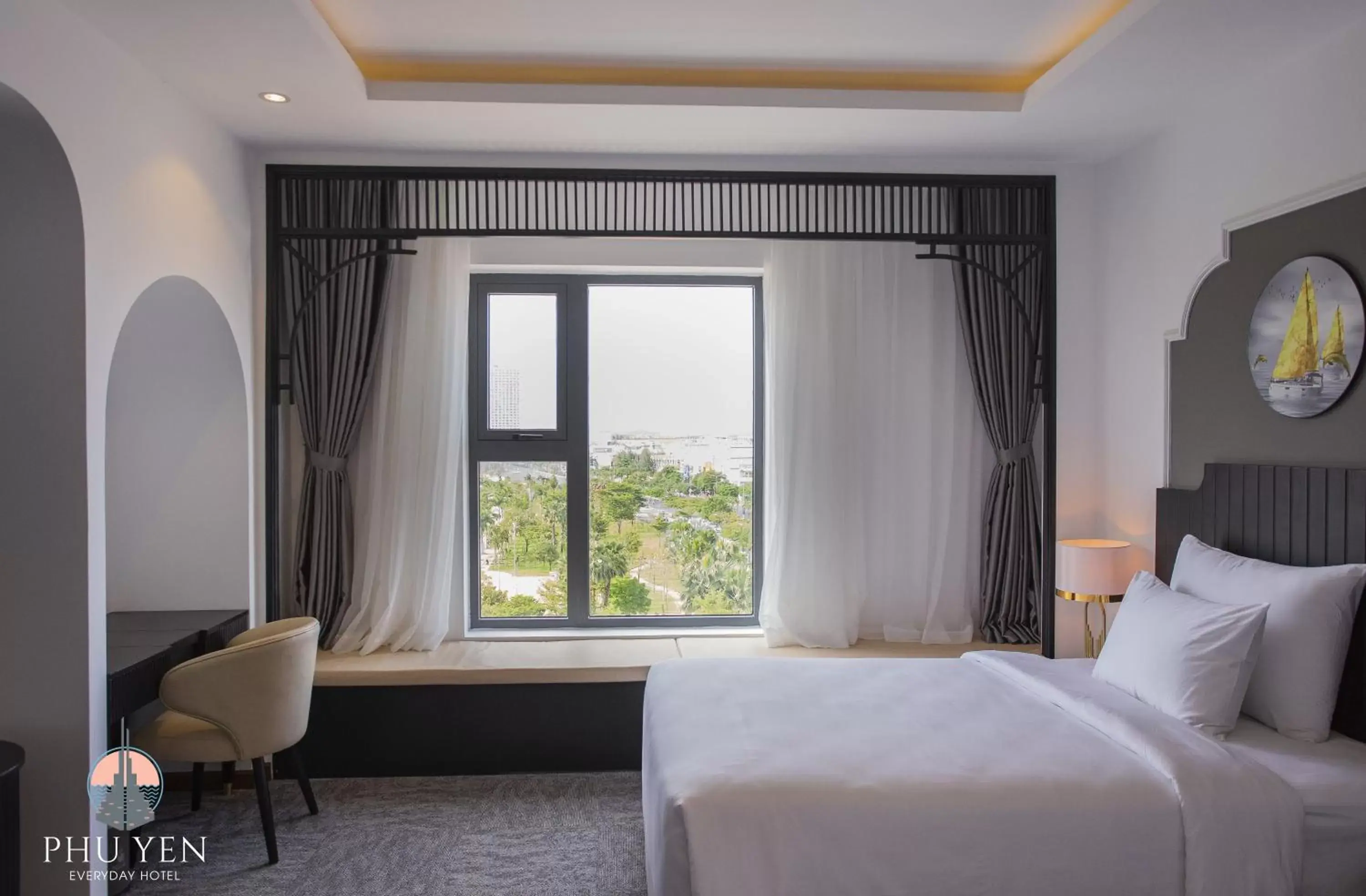 Deluxe Twin Room with Sea View in PHÚ YÊN EVERYDAY HOTEL Deluxe Twin Room with Sea View in PHÚ YÊN EVERYDAY HOTEL