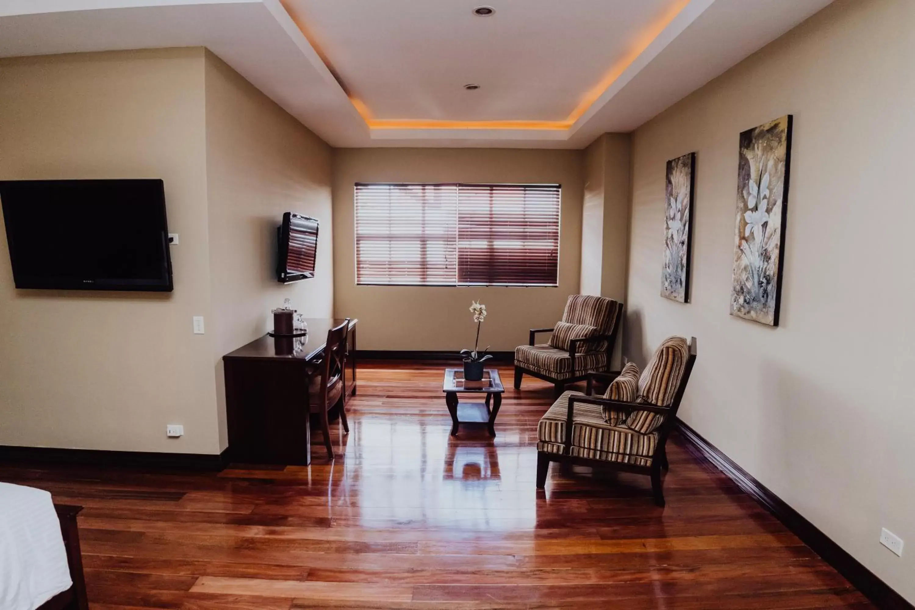 TV and multimedia, Seating Area in Hotel Dunn Inn