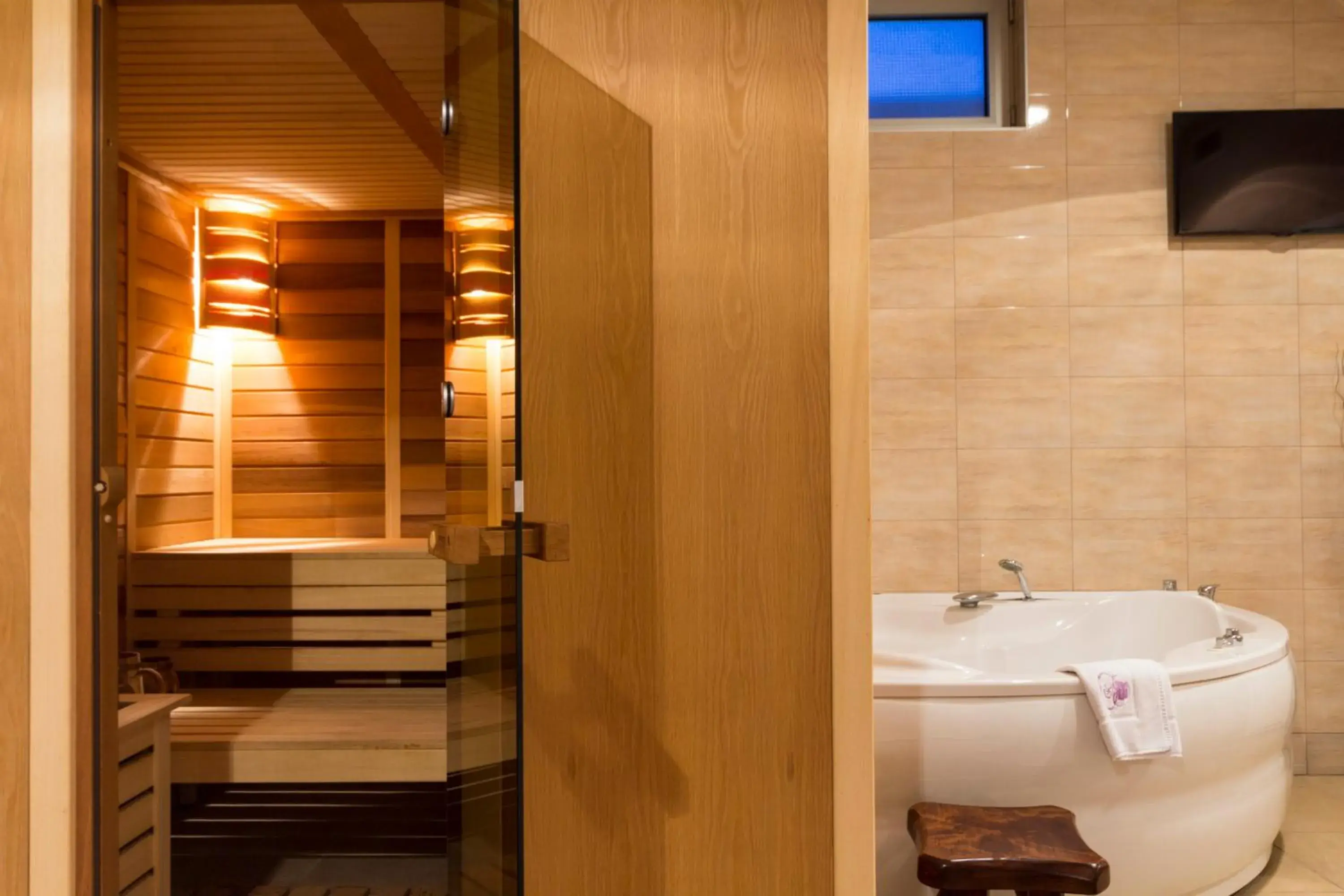 Sauna in Apart Hotel K