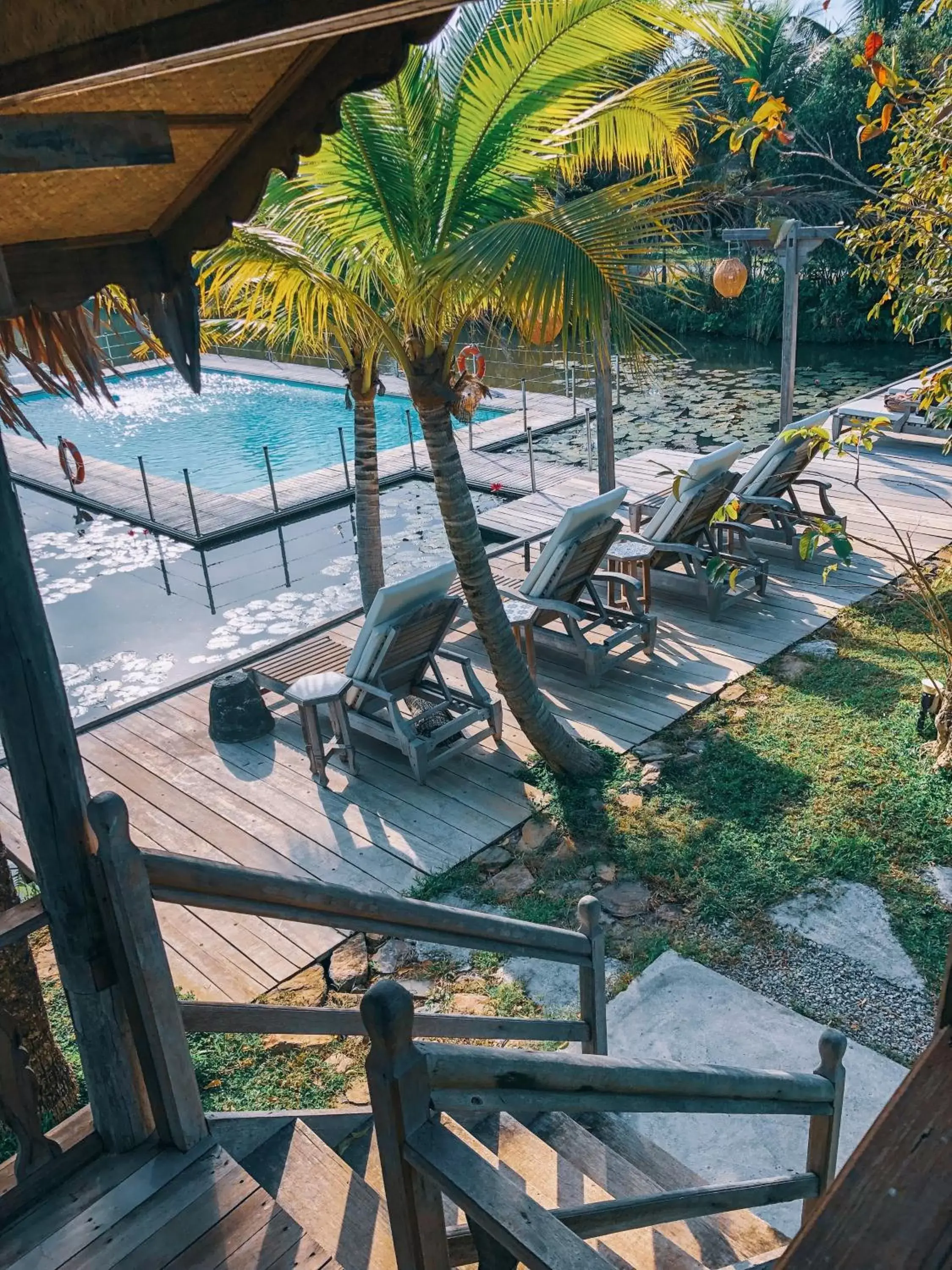 Swimming pool in Kunang Kunang Heritage Villas