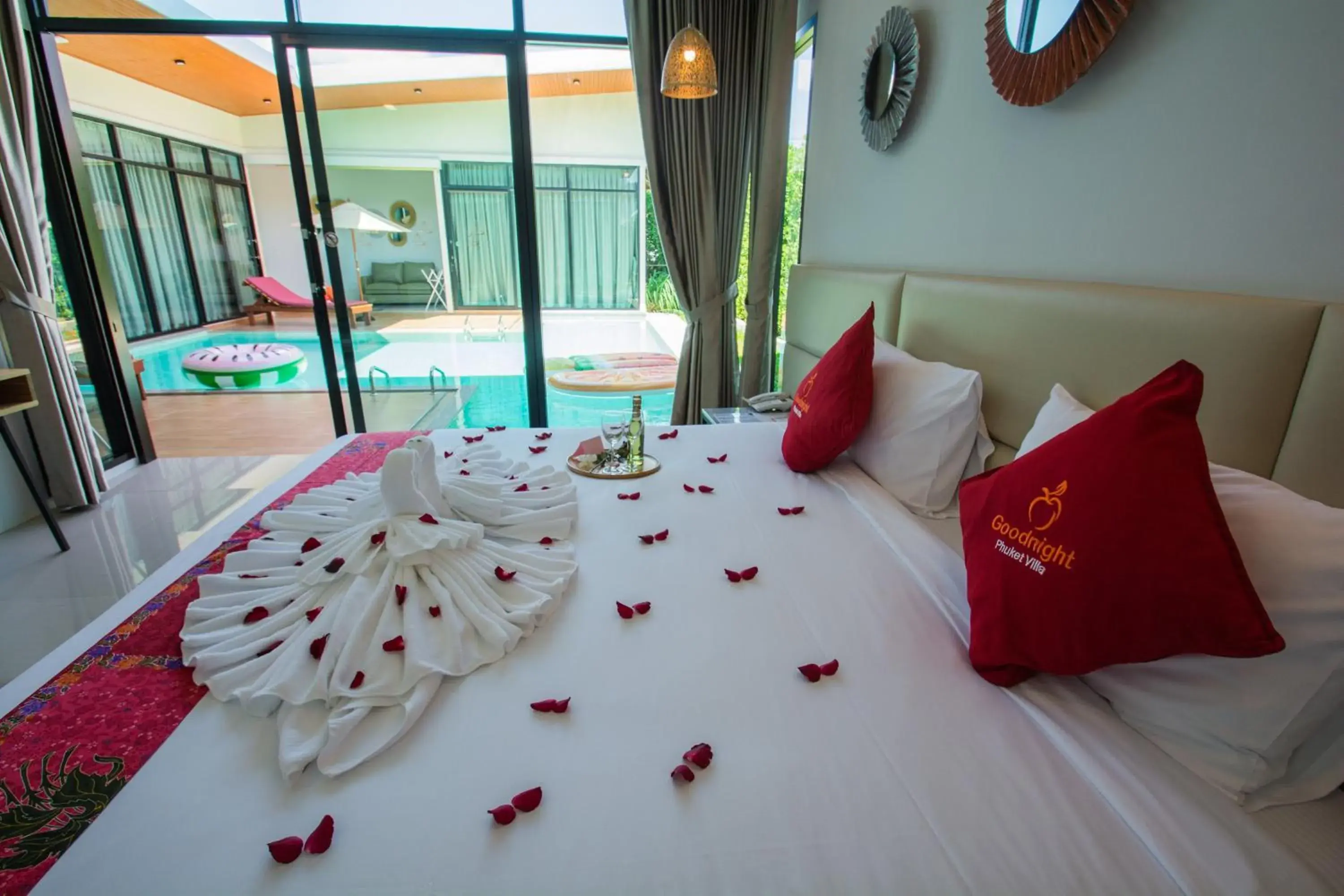 Bed in Good Night Pool Villa Phuket - SHA Plus Bed in Good Night Pool Villa Phuket - SHA Plus