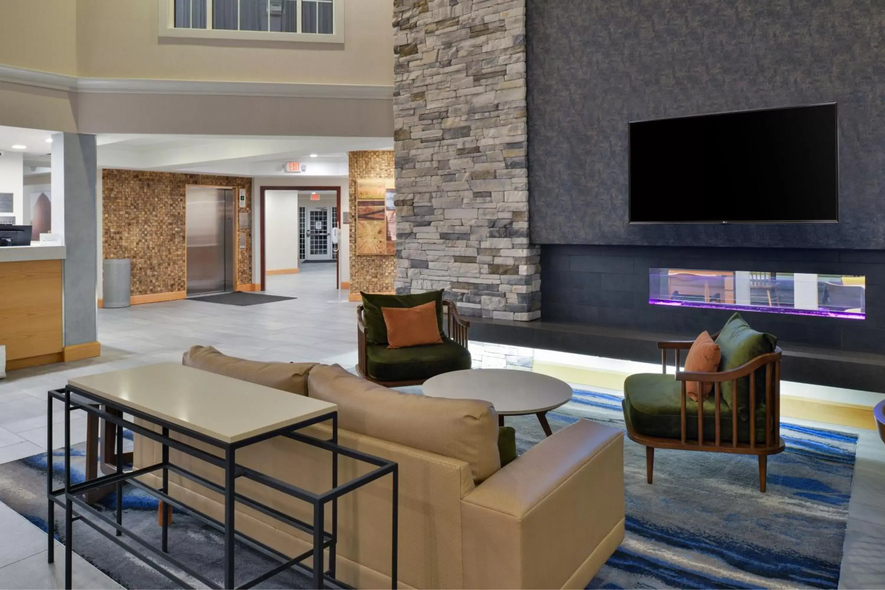 Lobby or reception, Seating Area in Fairfield Inn & Suites Goshen Middletown