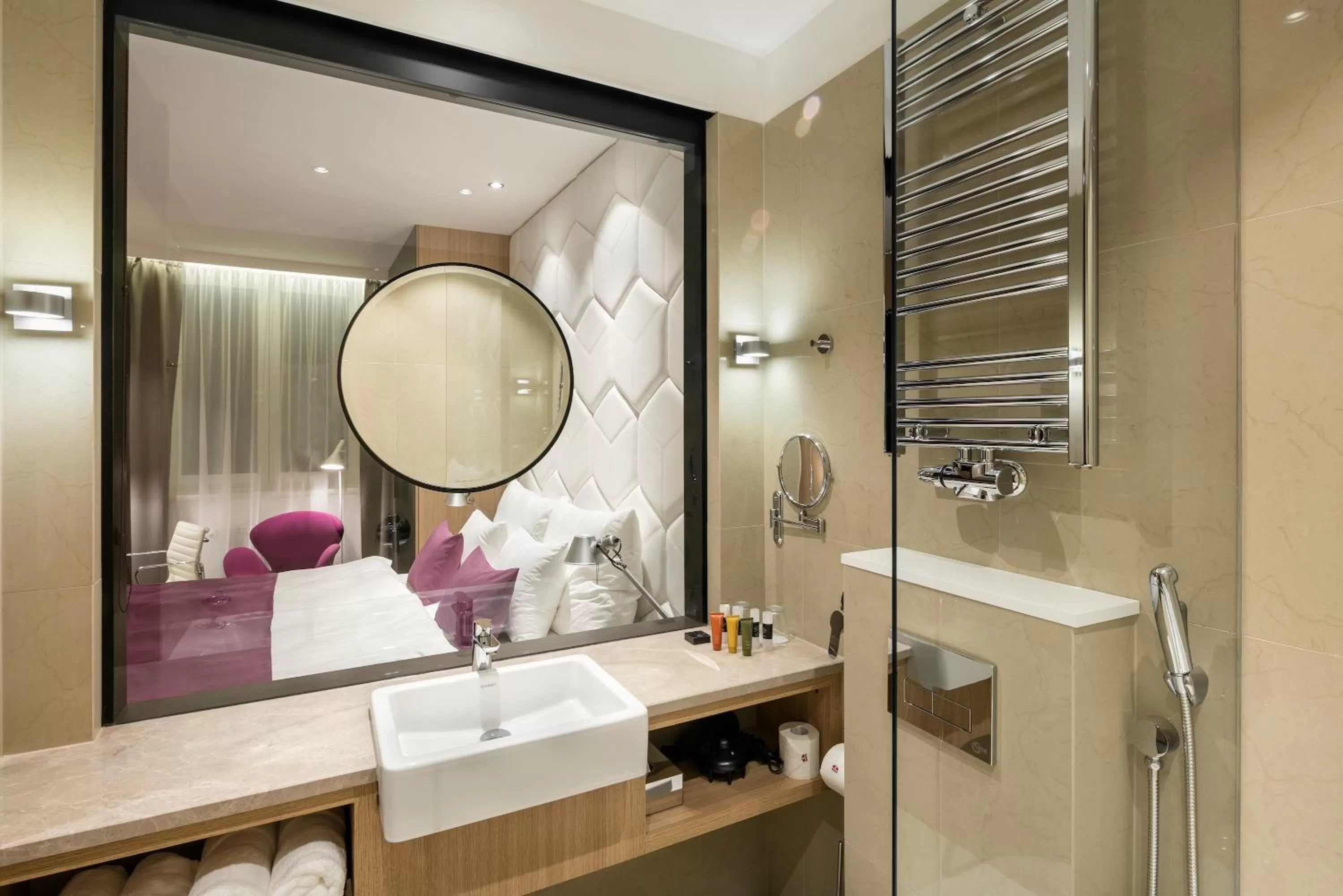 Bed in Pytloun Grand Hotel Imperial