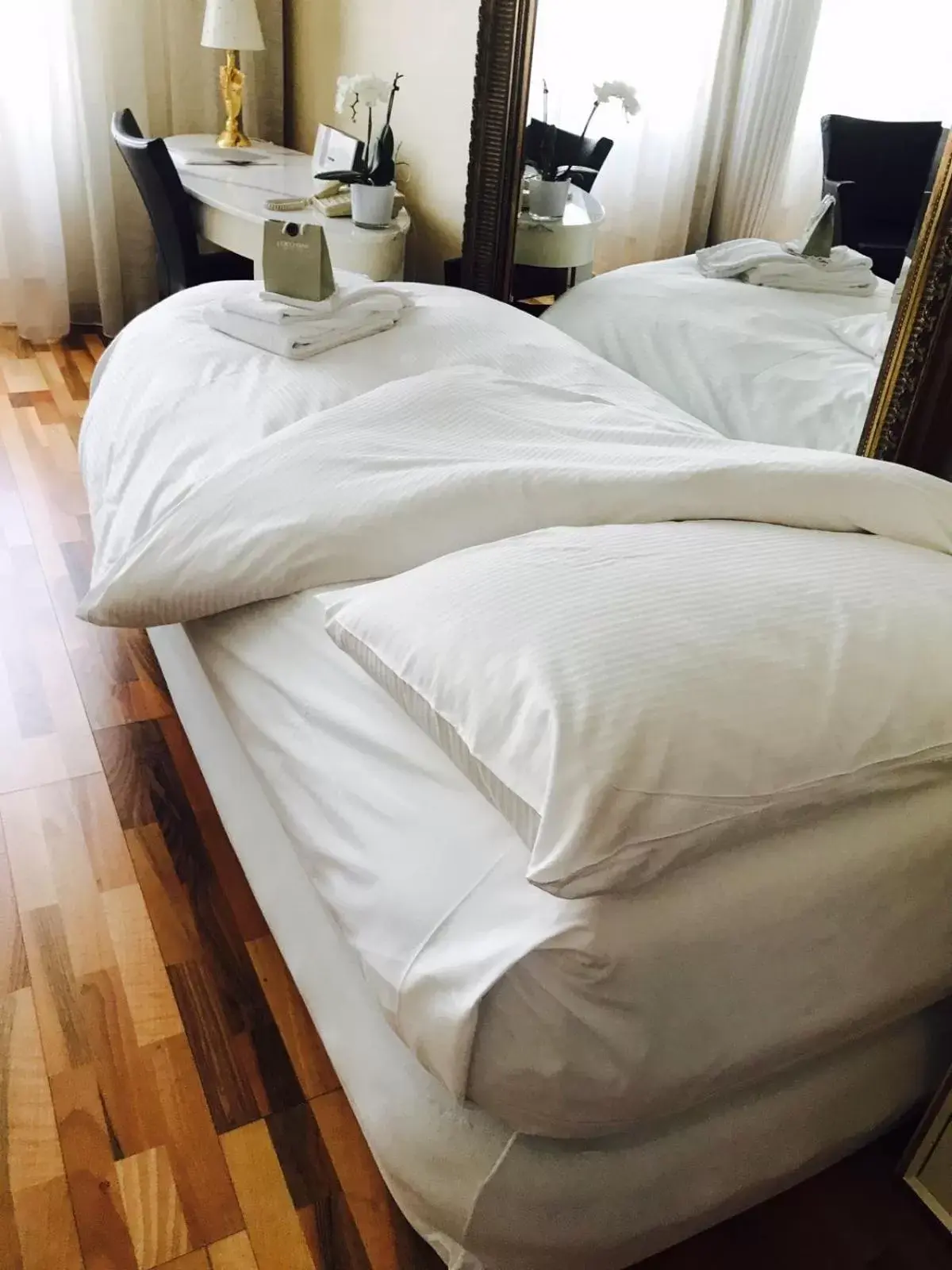 Bed in Hotel des Balances