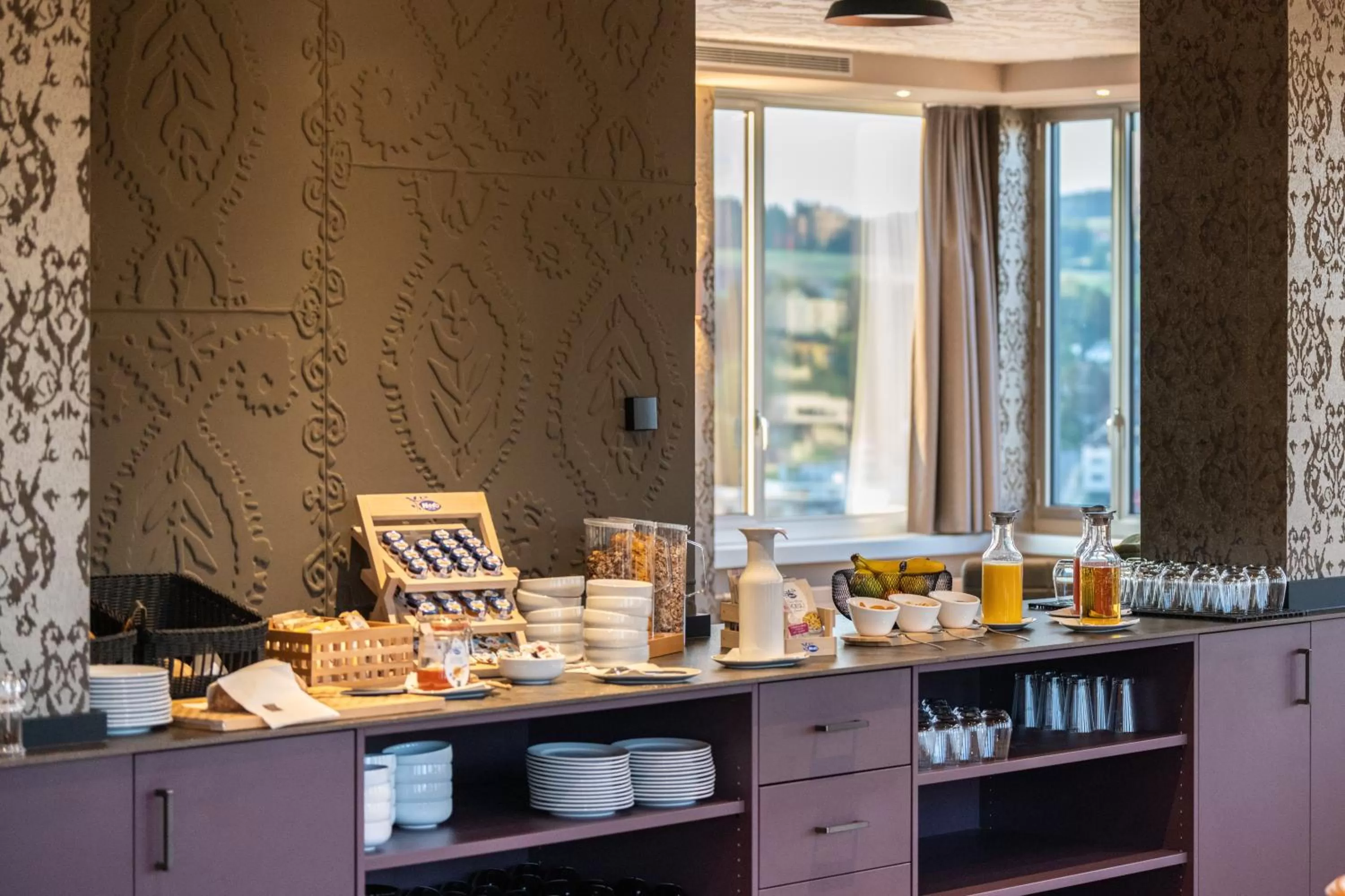 Breakfast in b-smart hotel Menziken