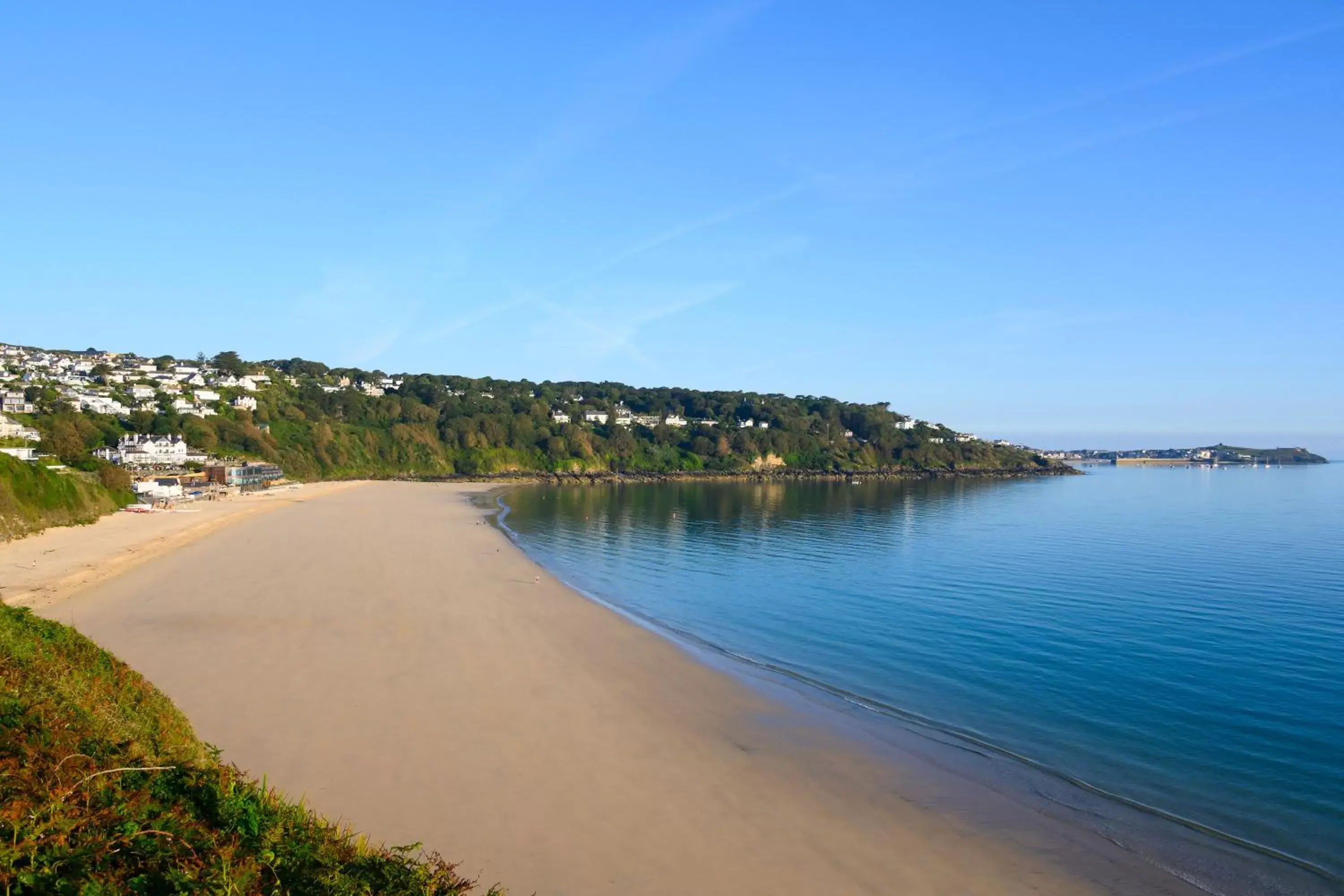 Beach in Carbis Bay and Spa Hotel