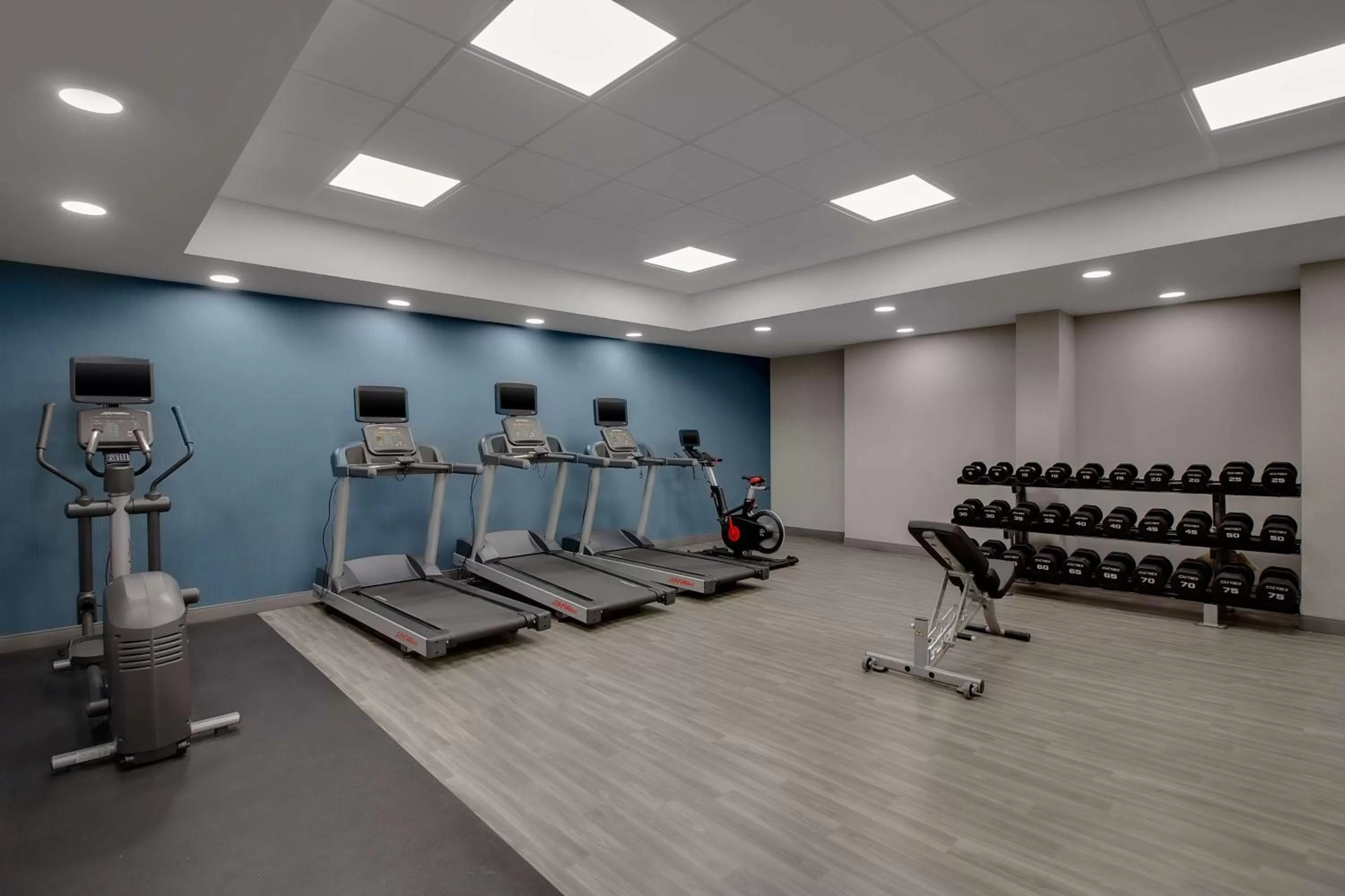 Fitness centre/facilities in Hampton Inn Birmingham-Colonnade 280