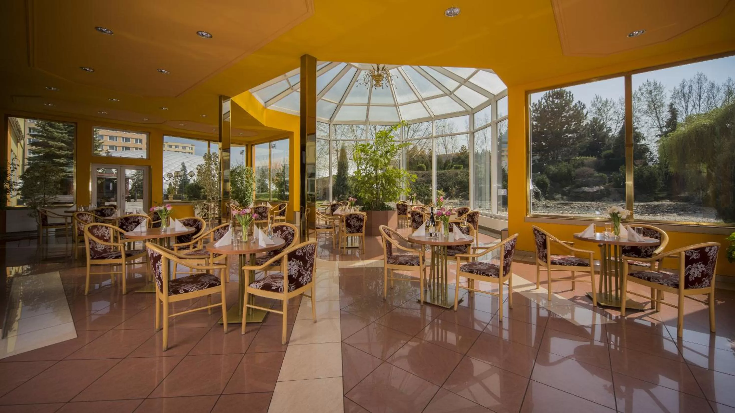 Lobby or reception in TOP HOTEL Praha