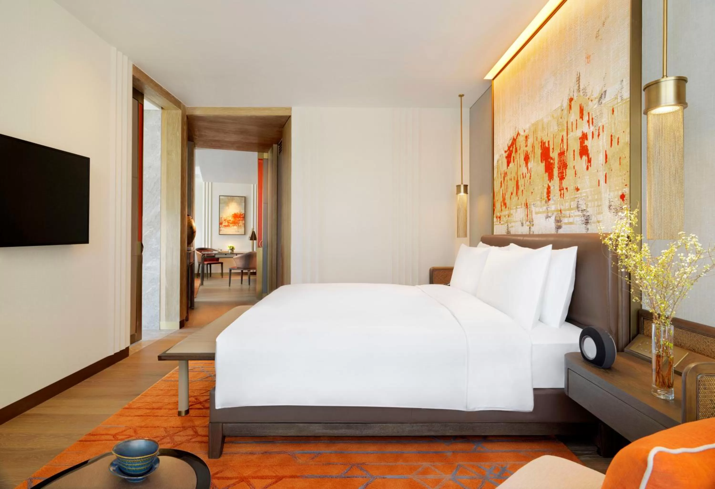 Decorative detail, Bed in Grand Hyatt Xi'an