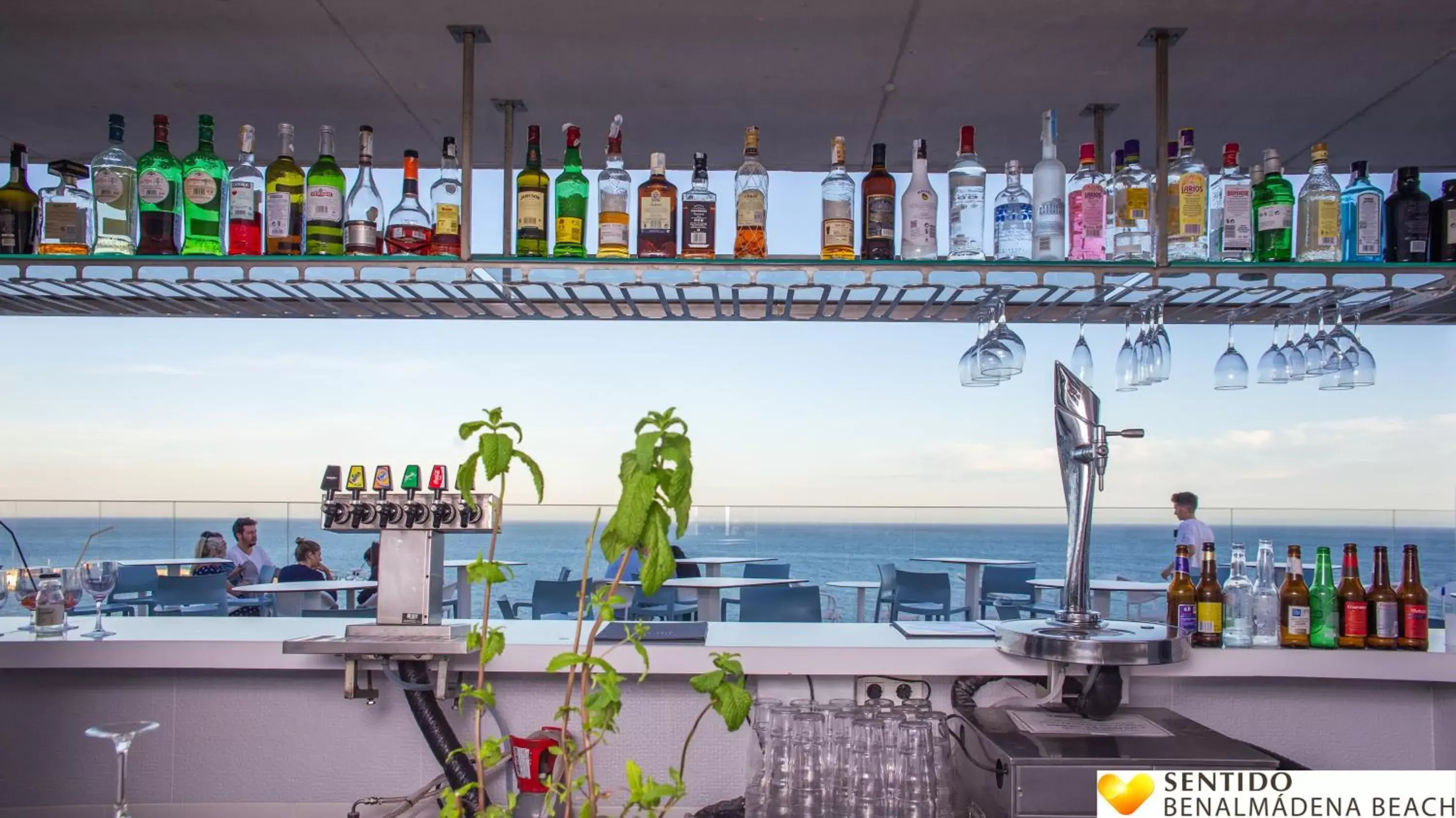Lounge or bar in Hotel Benalmadena Beach