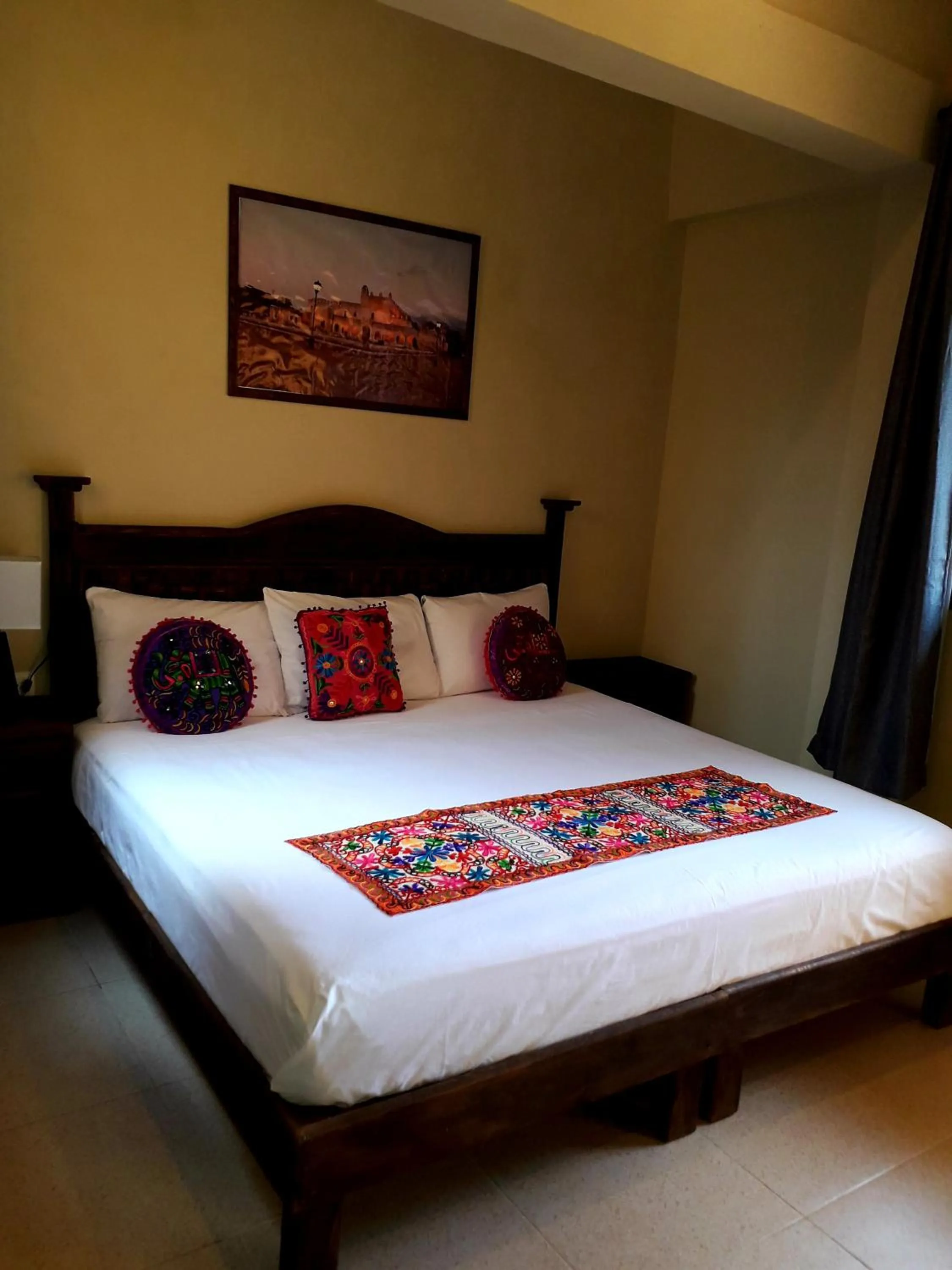 Bed in Hotel Peregrina