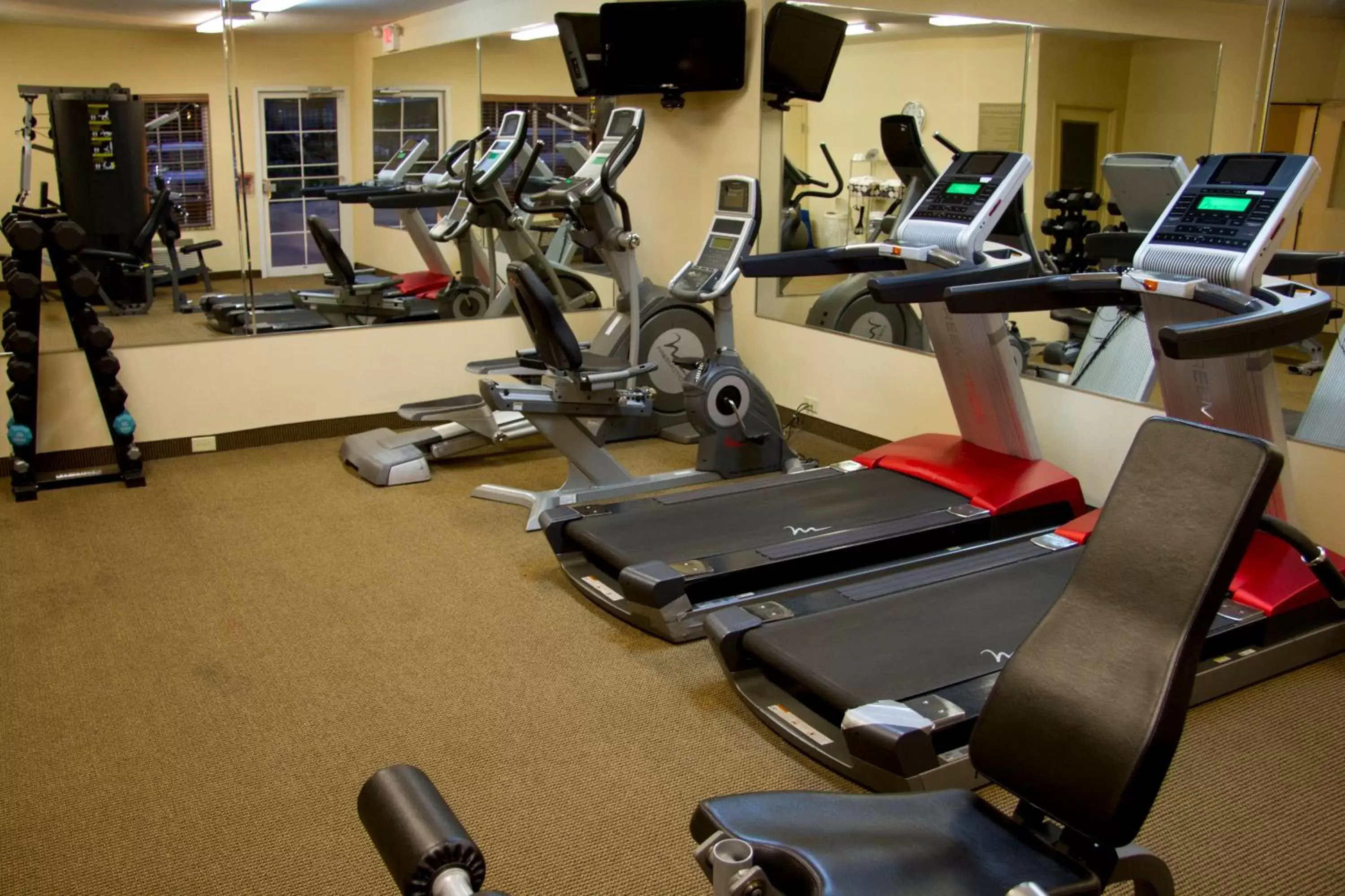 Fitness centre/facilities, Fitness Center/Facilities in Candlewood Suites Champaign-Urbana University Area, an IHG Hotel