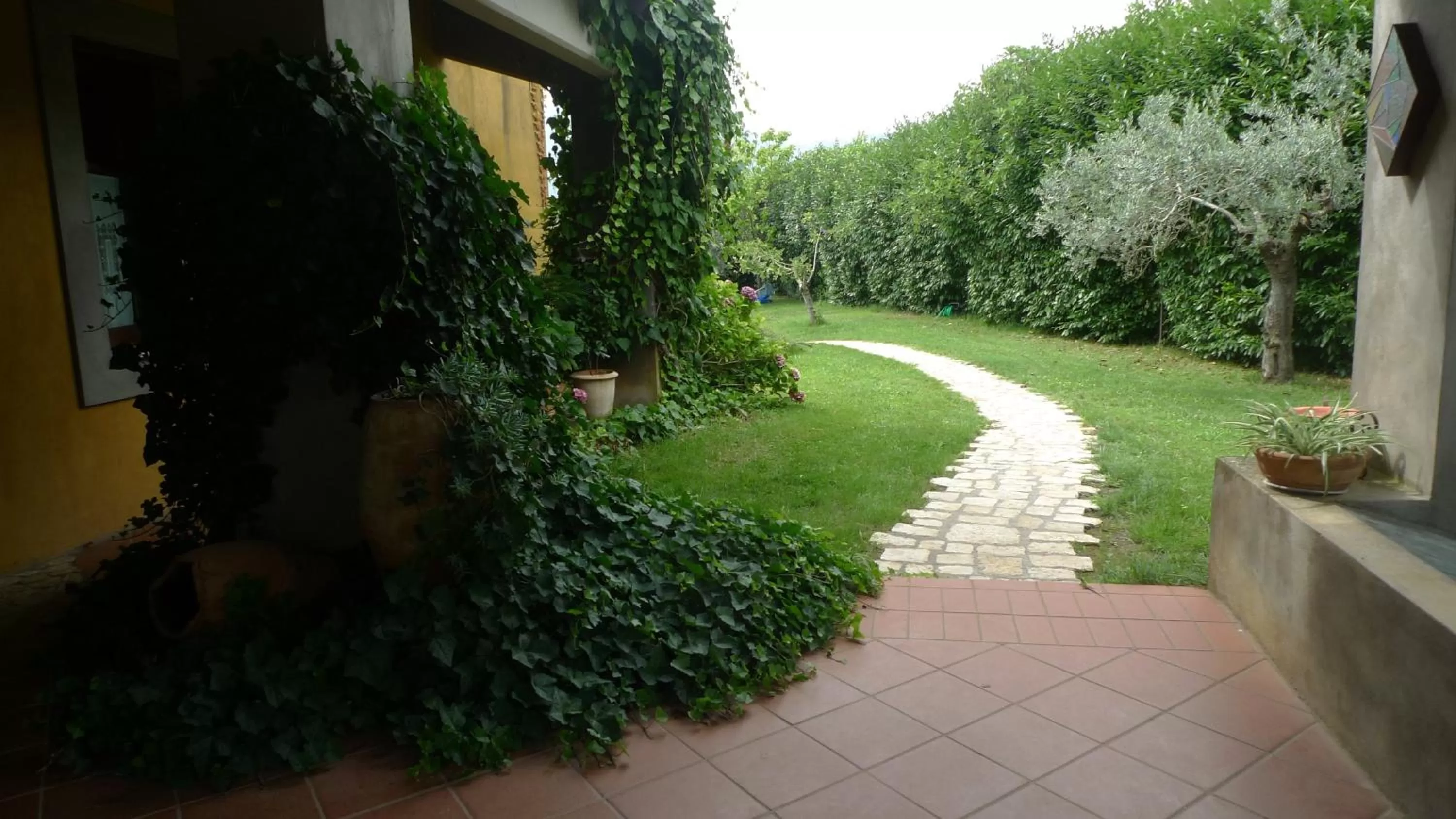 Facade/entrance in Le Ninfee