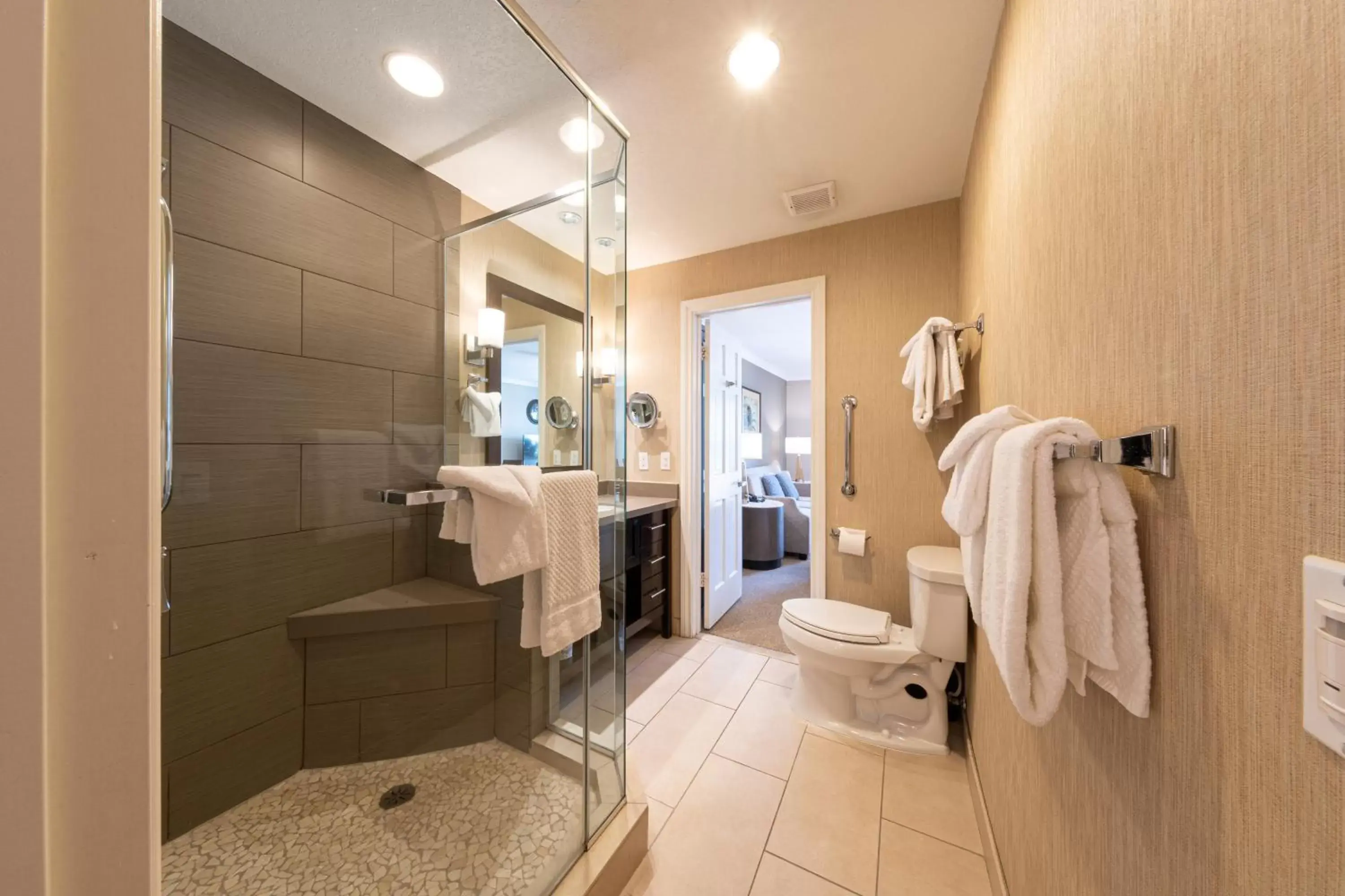 Shower, Bathroom in Carlsbad Inn Beach Resort