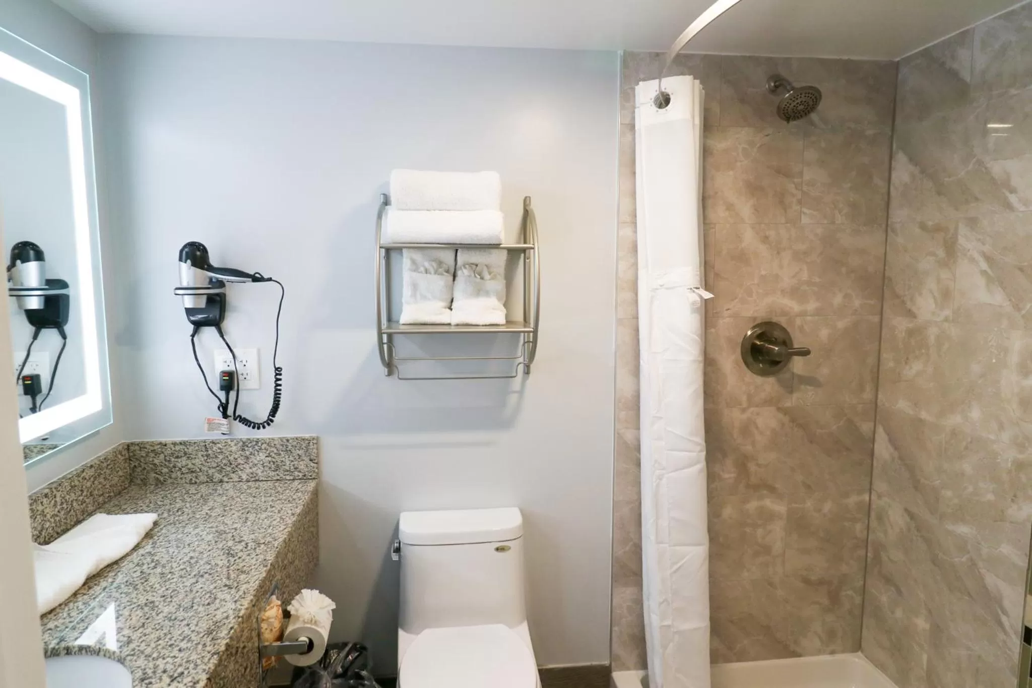 Shower in Envi Boutique Hotel Henderson-Evansville South