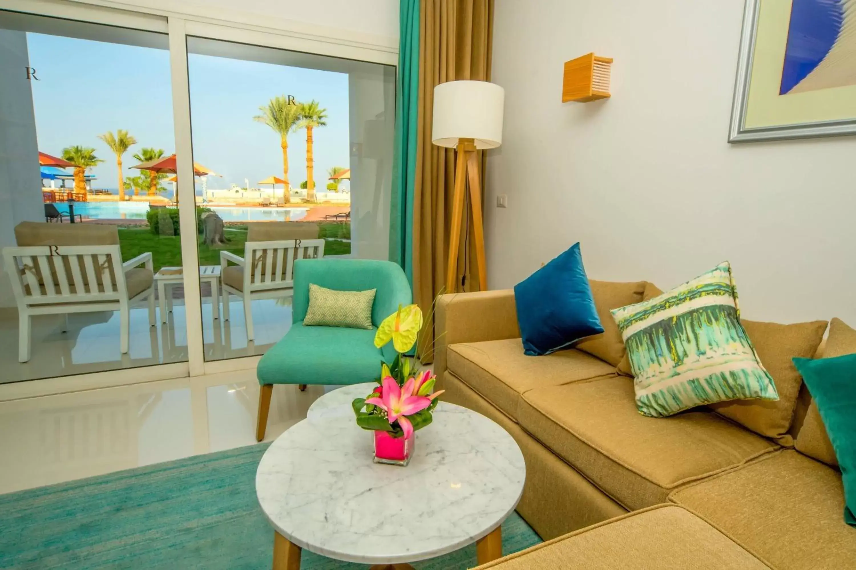 Living room, Seating Area in Renaissance Sharm El Sheikh Golden View Beach Resort