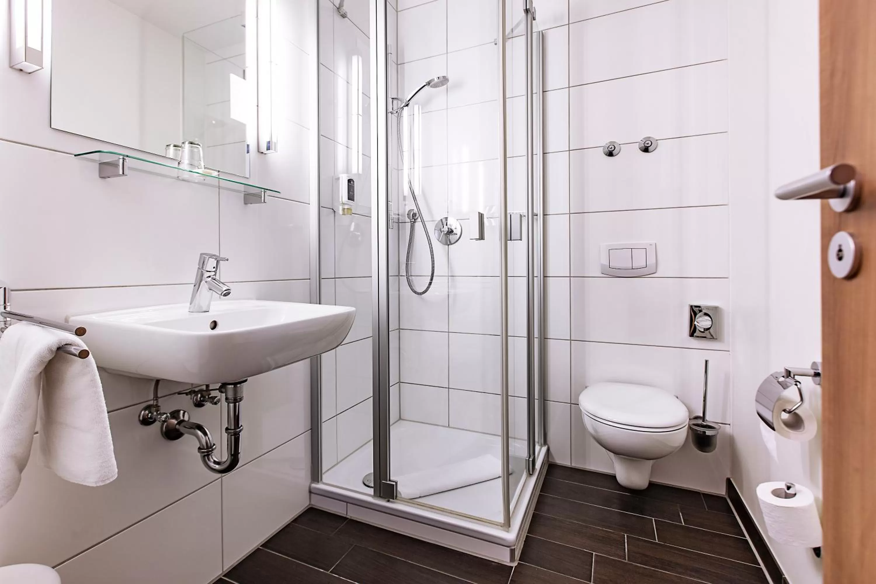 Shower in Hotel am Jakobsmarkt