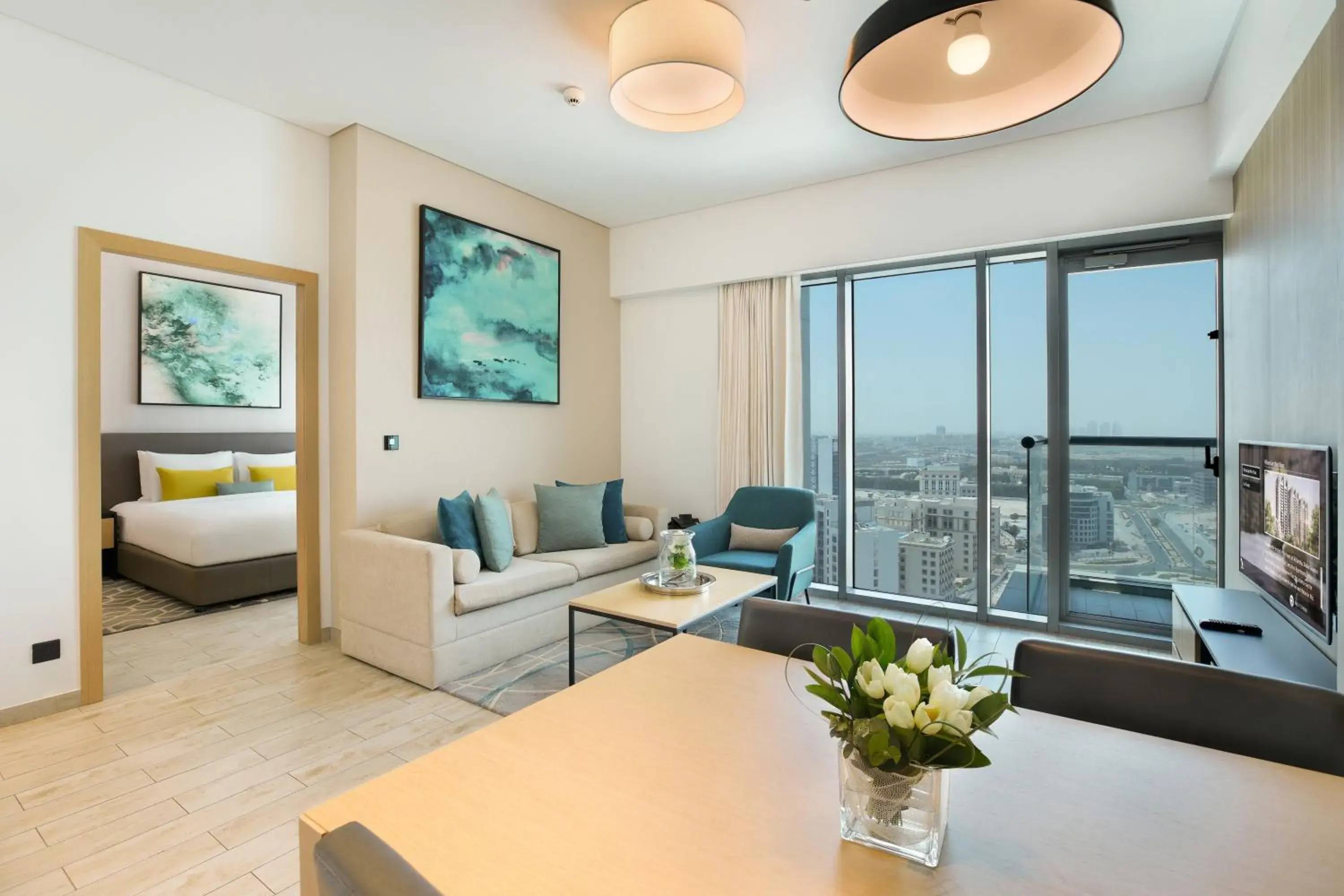 Living room, Seating Area in Millennium Executive Apartments Mont Rose