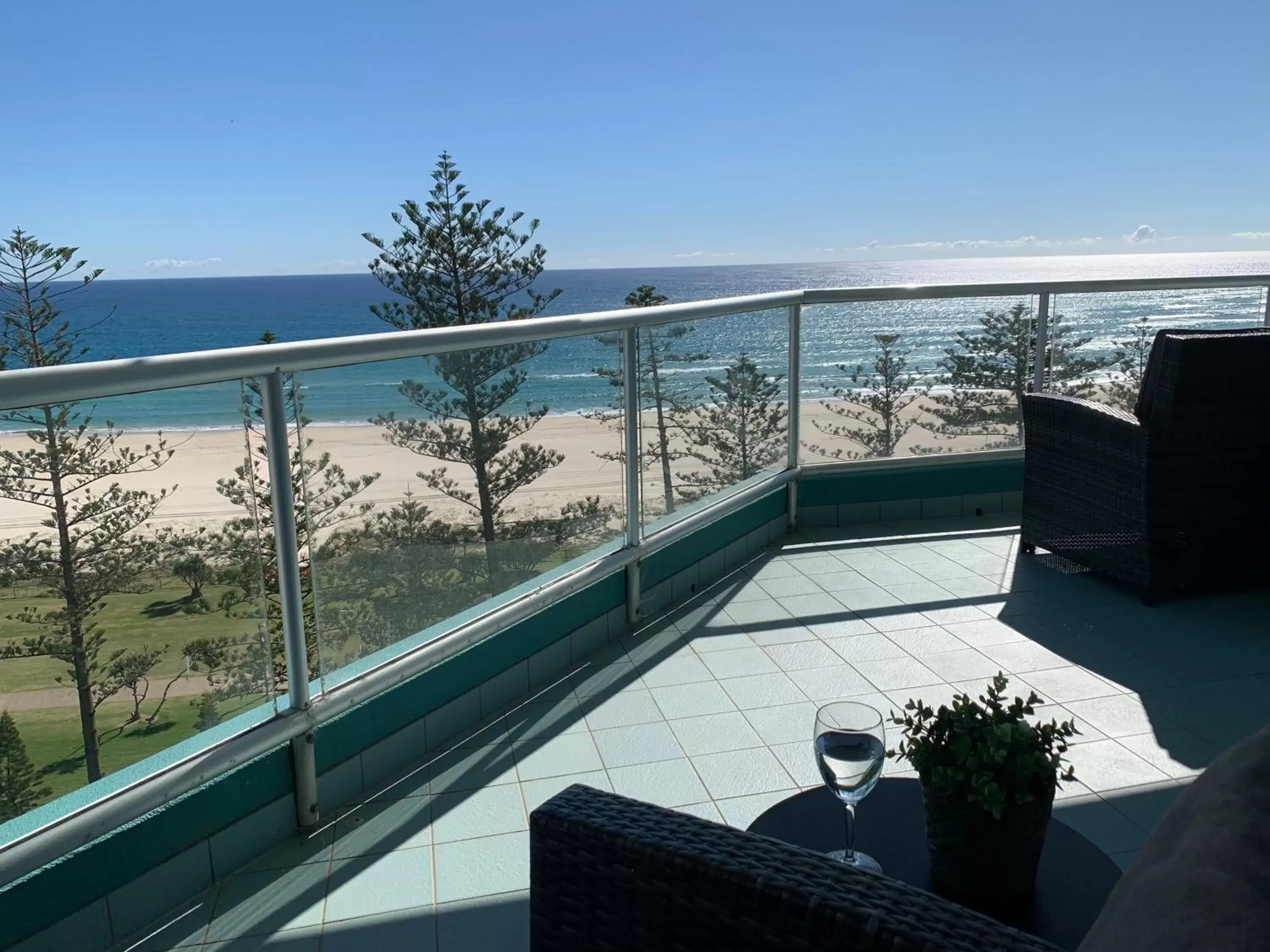 Balcony/Terrace in Ocean Plaza Resort