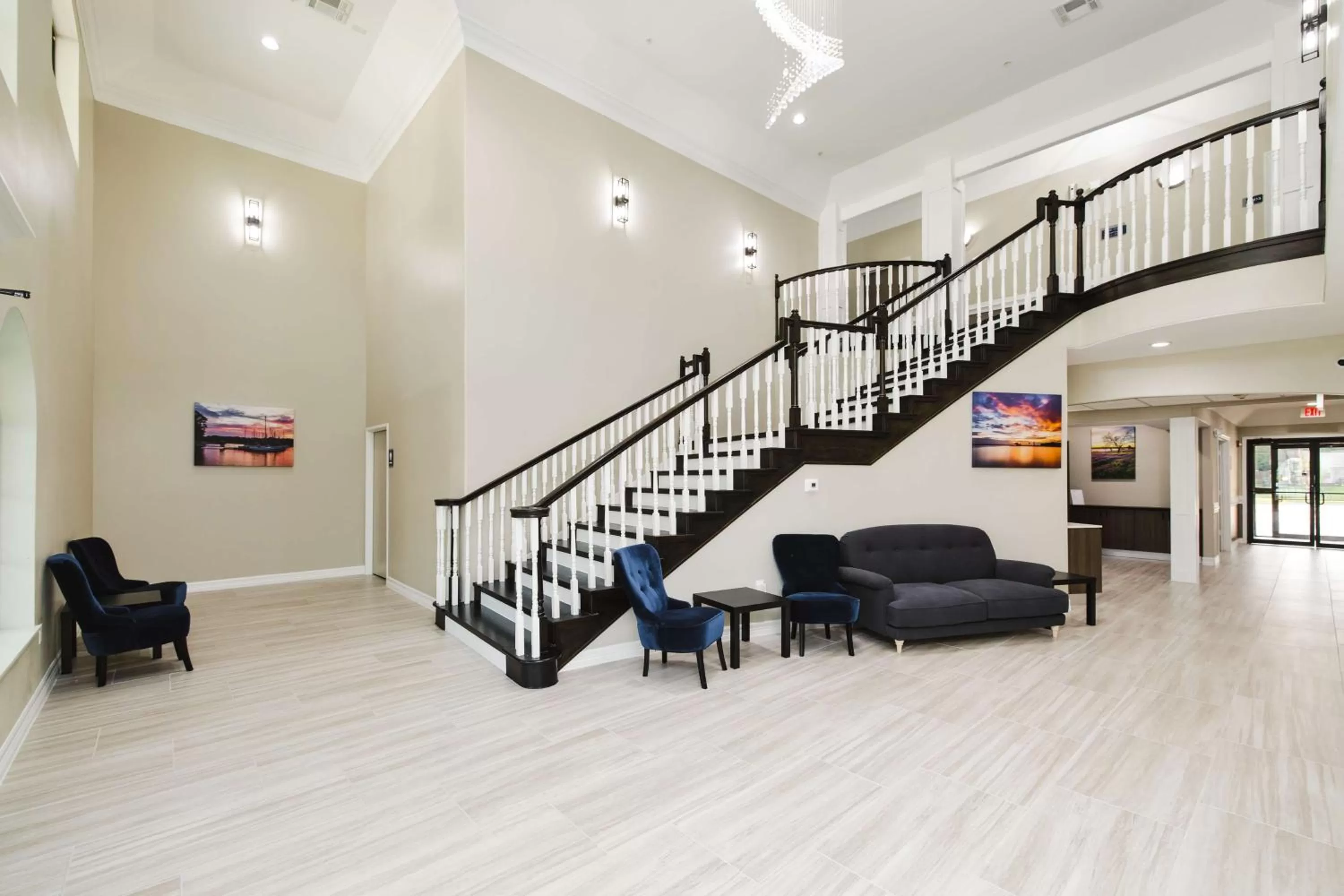 Lobby or reception in SureStay Studio by Best Western Conroe Downtown