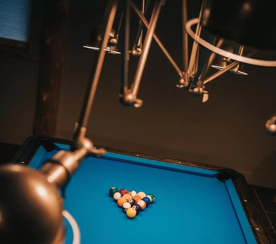Game Room, Billiards in The Rockwell-Harrison Guest Lodge