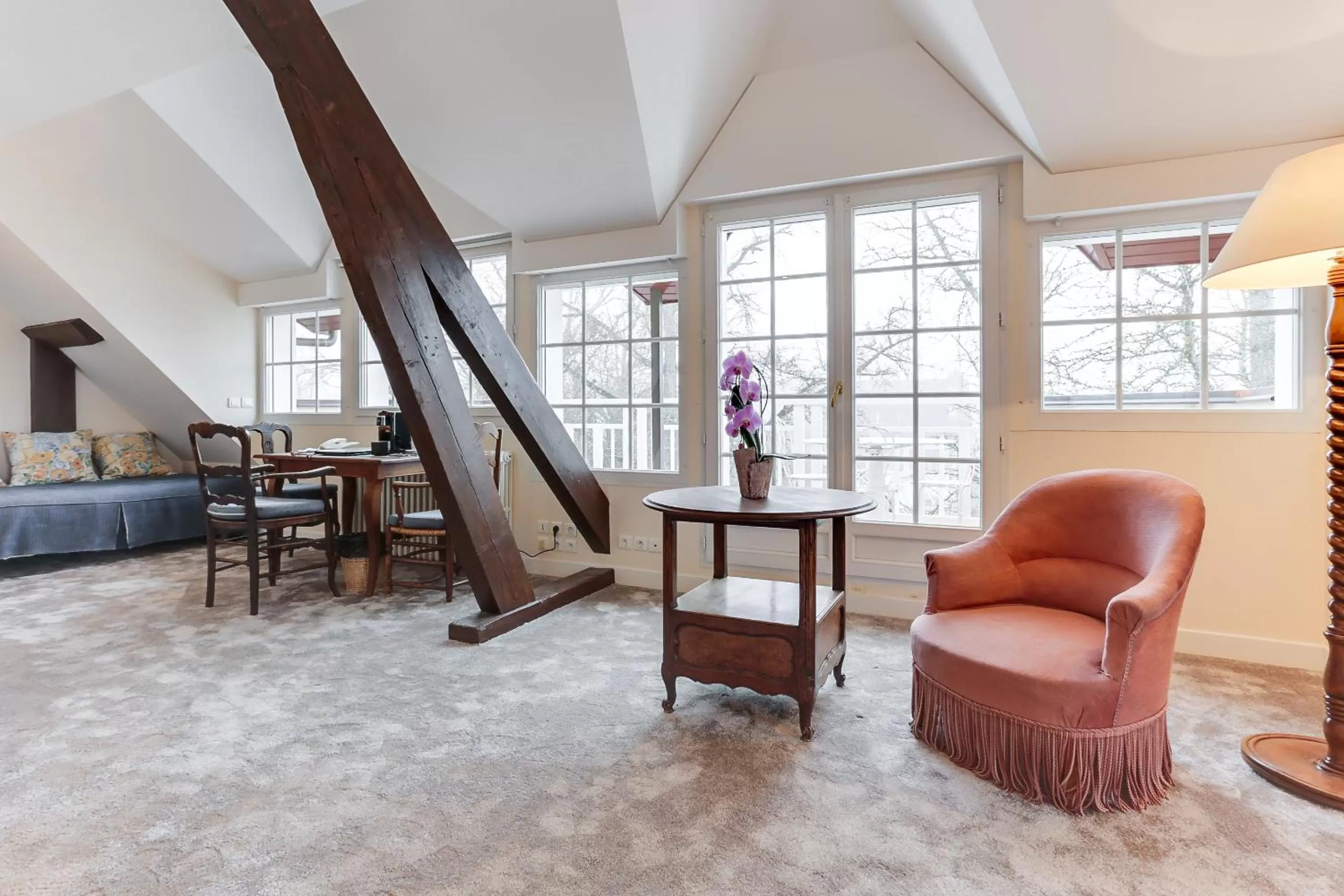 Living room in La Verniaz et ses Chalets