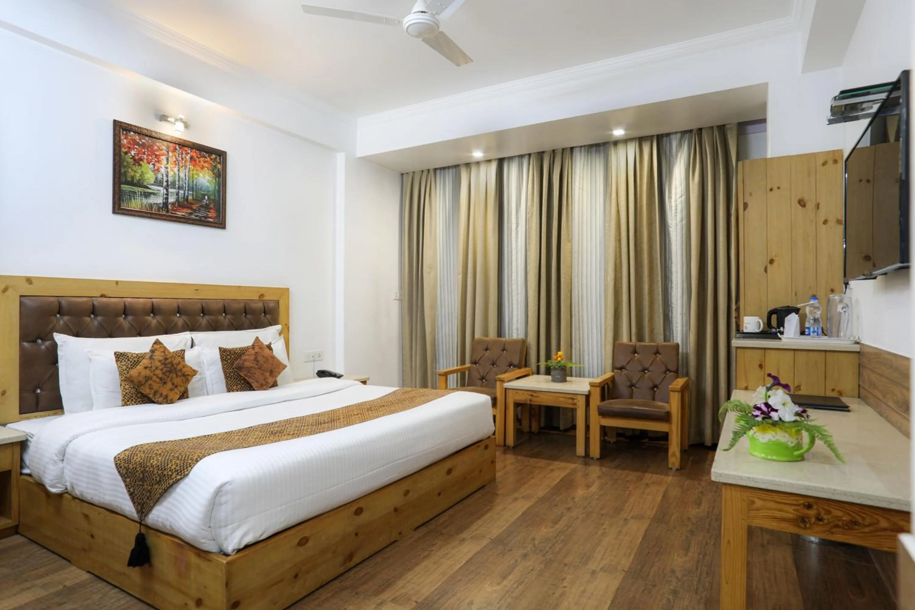 Bed in The Mountain Quail