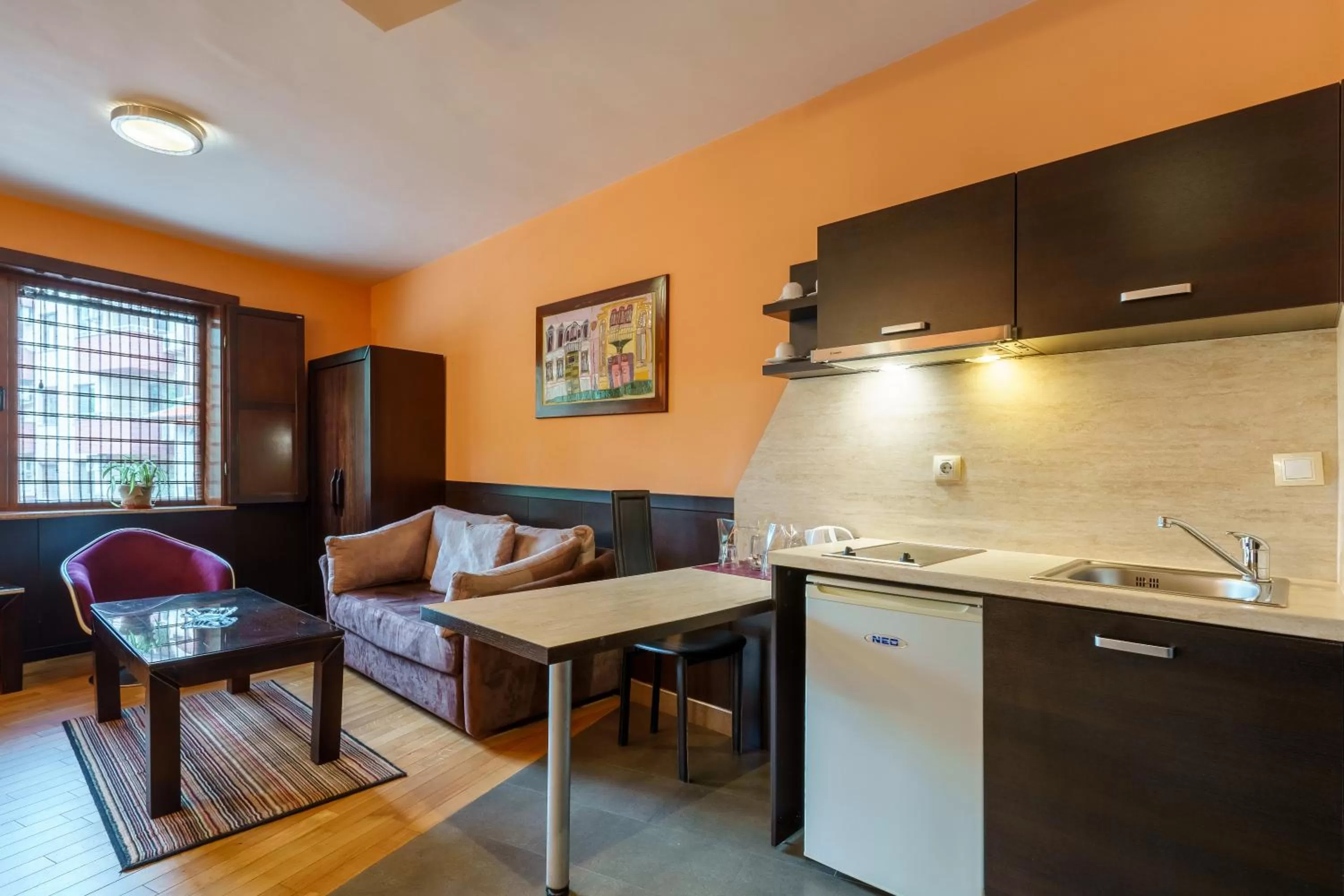 Kitchen or kitchenette in Hotel Ego - Free Parking - Top Central Location