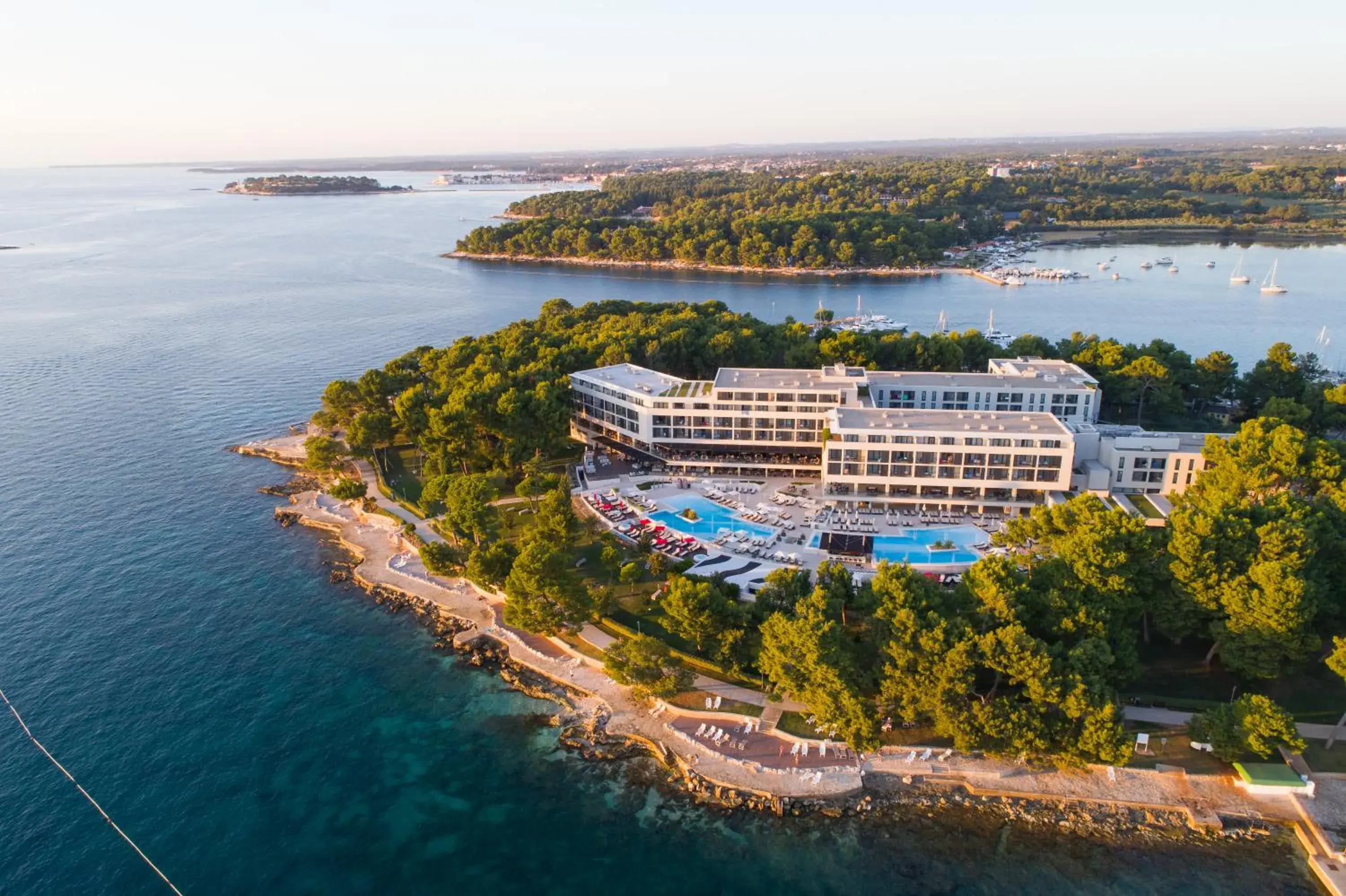 Bird's eye view, Bird's-eye View in Hotel Parentium Plava Laguna