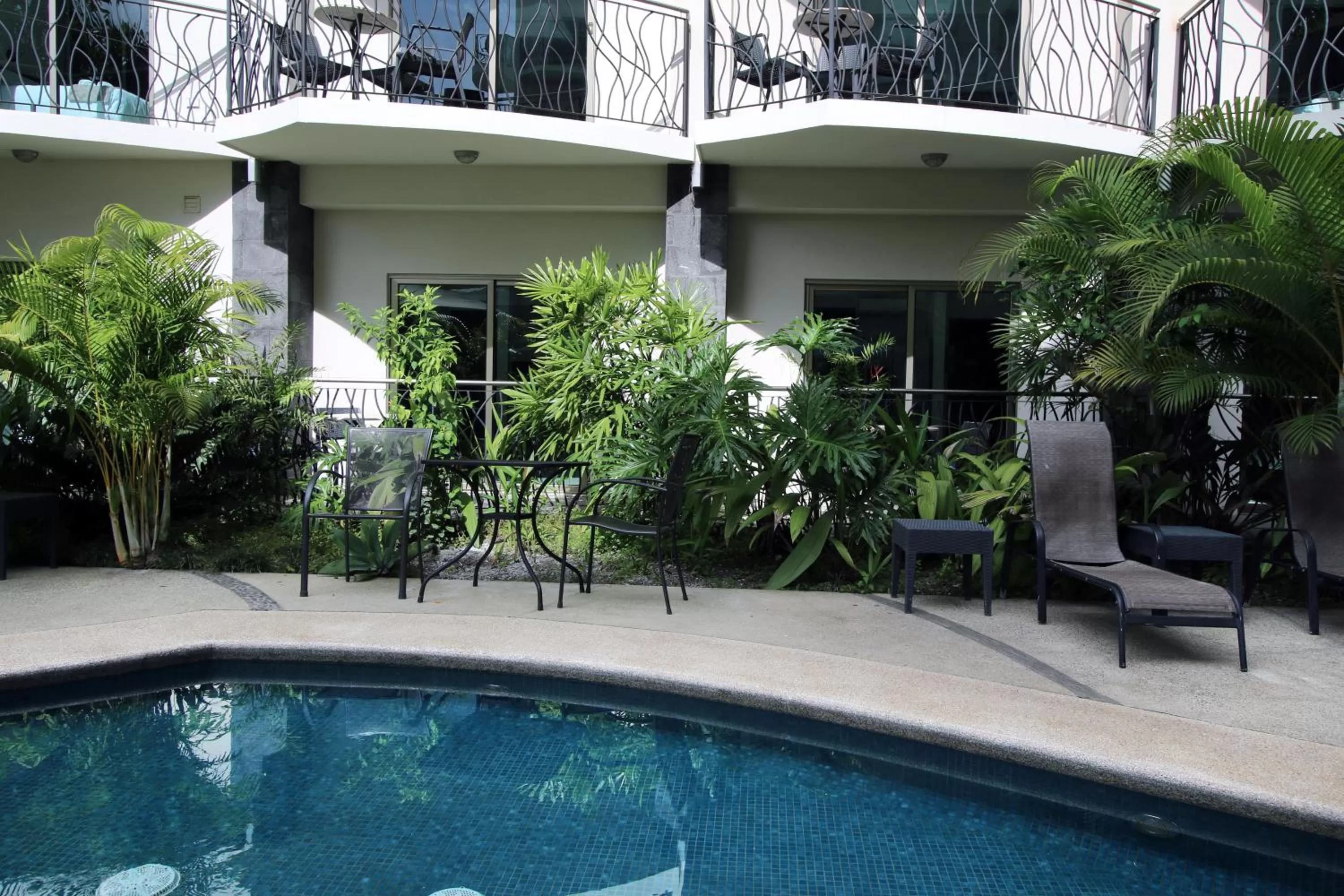 Garden view in Oceano Boutique Hotel & Bistró