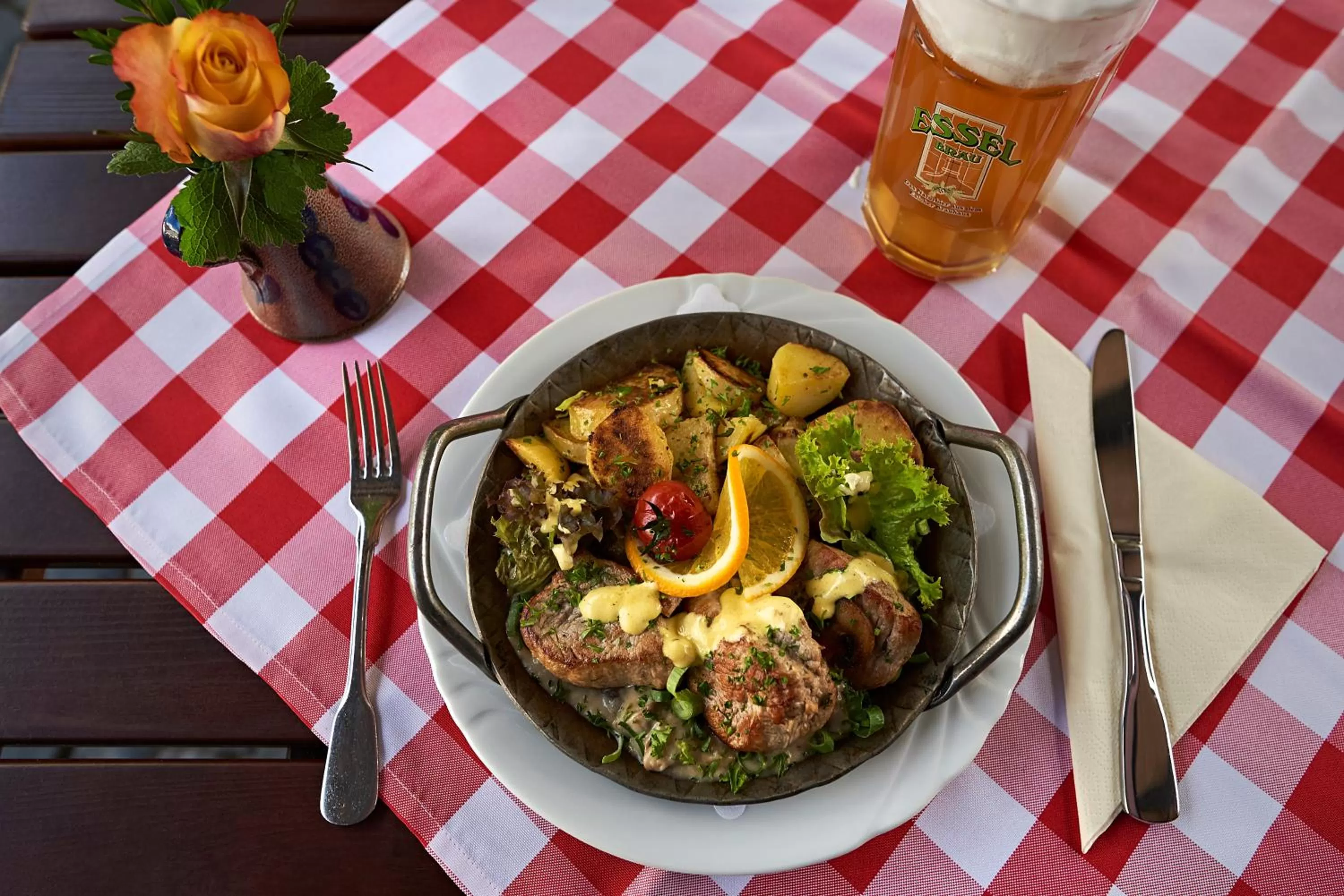 Food close-up in Domschänke Eslohe Brauereigasthof